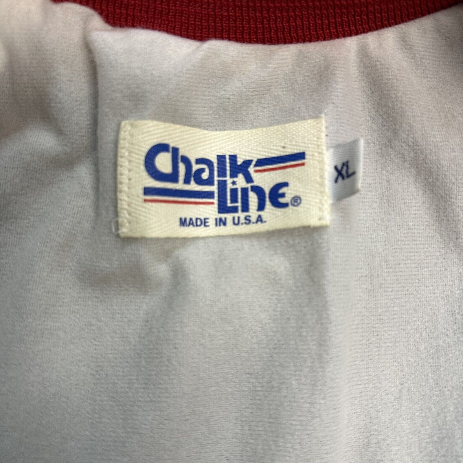 Chalk Line × NFL × Vintage Vintage Chalkline San Francisco 49ers Gold Satin Jacket Size US XL / EU 56 / 4 - 5 Thumbnail