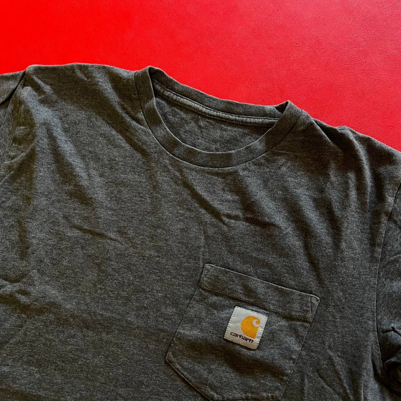 Carhartt Carhartt Grey Pocket T-Shirt Sz M Size US M / EU 48-50 / 2 - 3 Thumbnail