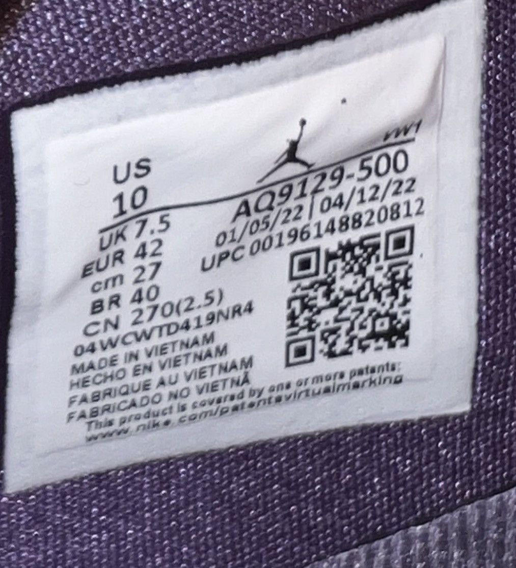 Jordan Brand × Nike BRAND NEW JORDAN 4 “PURPLE CANYON” MENS: 8.5 WOMENS: 10 Size US 8.5 / EU 41-42 - 7 Thumbnail