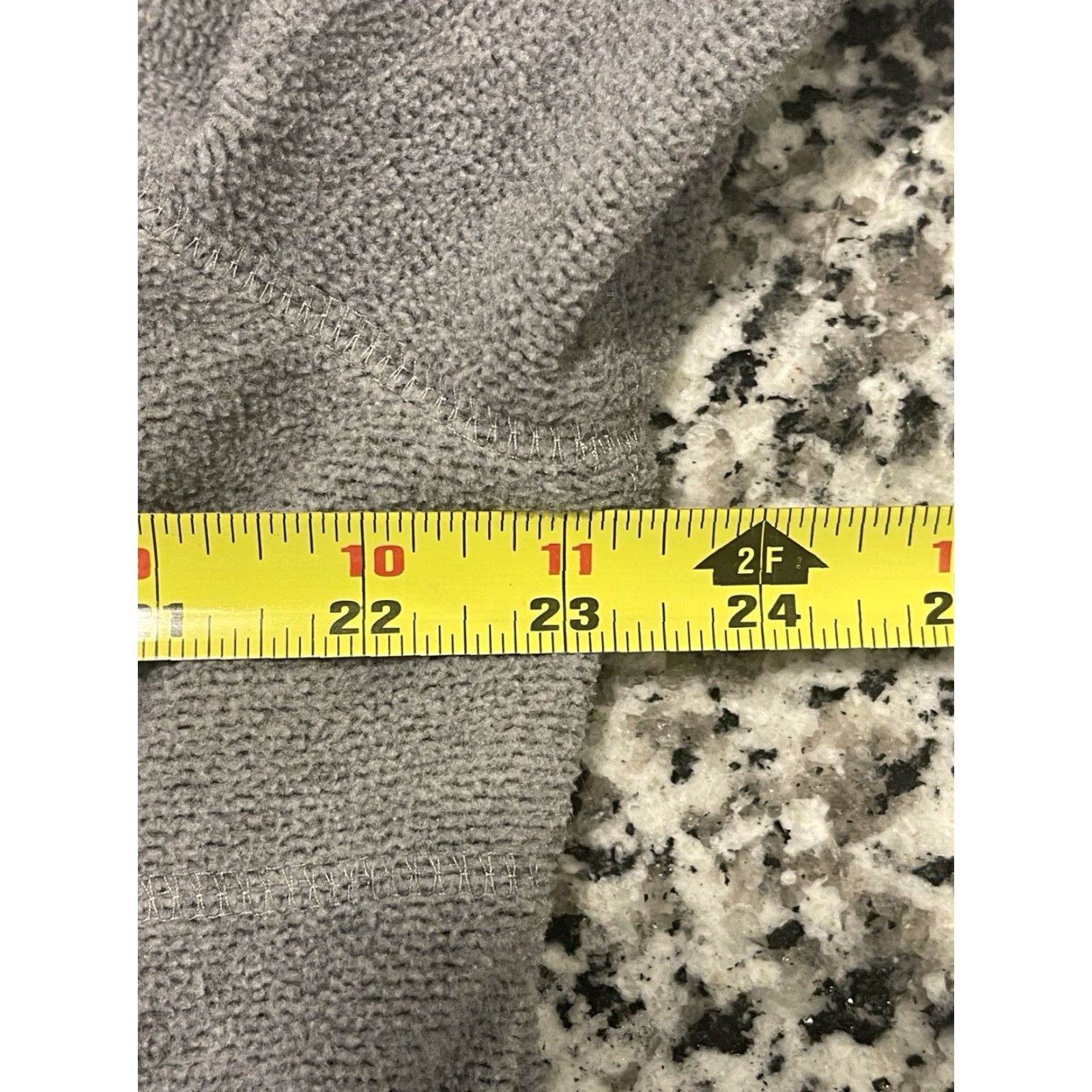 Vintage Huk Jacket Mens Large Gray Channel Fleece Fishing Performance Full Zip Size US L / EU 52-54 / 3 - 3 Thumbnail