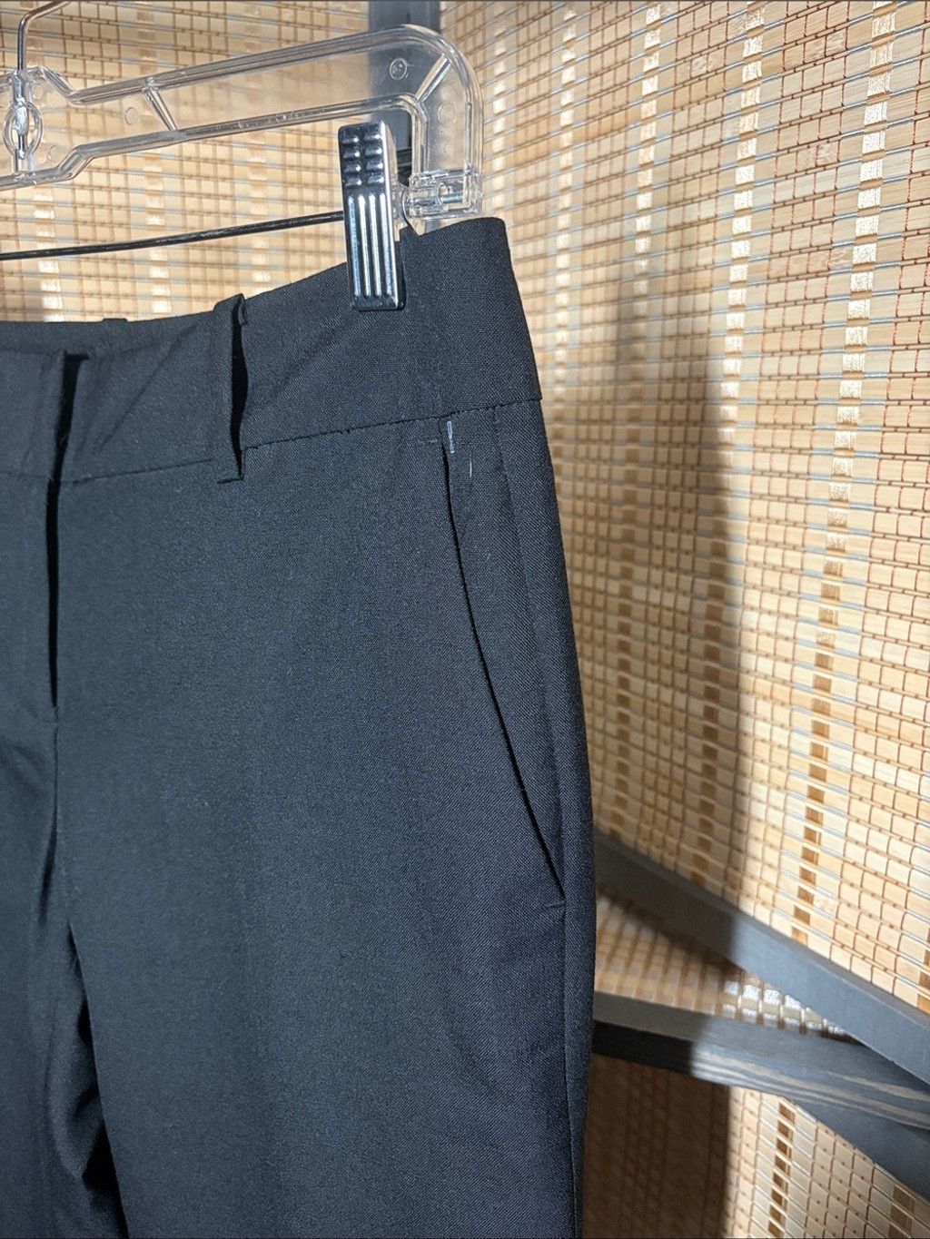 Ann Taylor Ann Taylor Black Wide-Leg Dress Trousers Size 25" / US 0 / IT 36 - 3 Thumbnail
