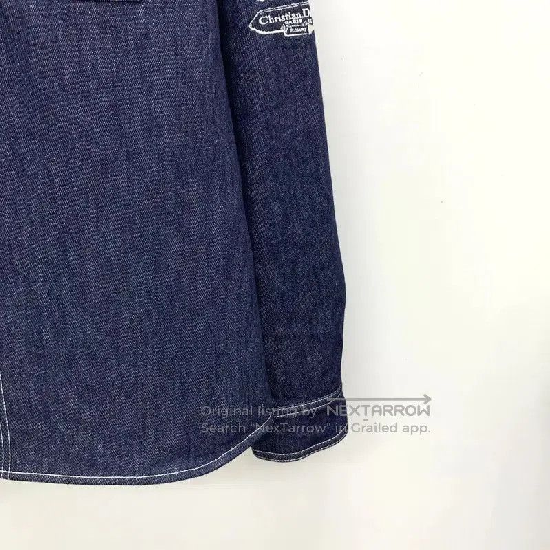 Dior Dior Women's Dark Blue Cotton Shirt . Size XXS / US 00 / IT 34 - 4 Thumbnail