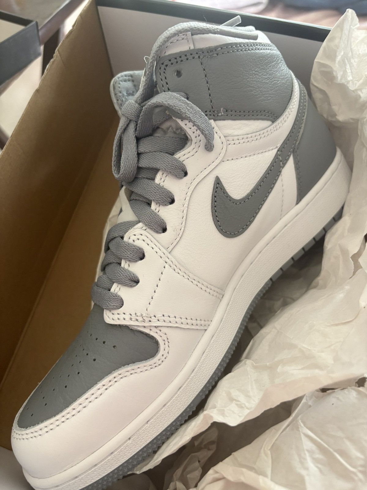 Jordan Brand Jordan 1 mid “ stealth” Size US 7 / EU 40 - 3 Thumbnail