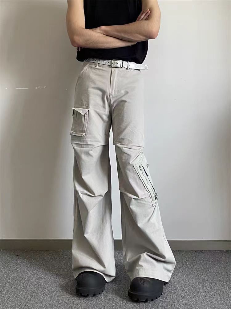Japanese Brand × Vintage Casual Large Pocket Paratrooper Work Trousers Size US 32 / EU 48 - 1 Thumbnail