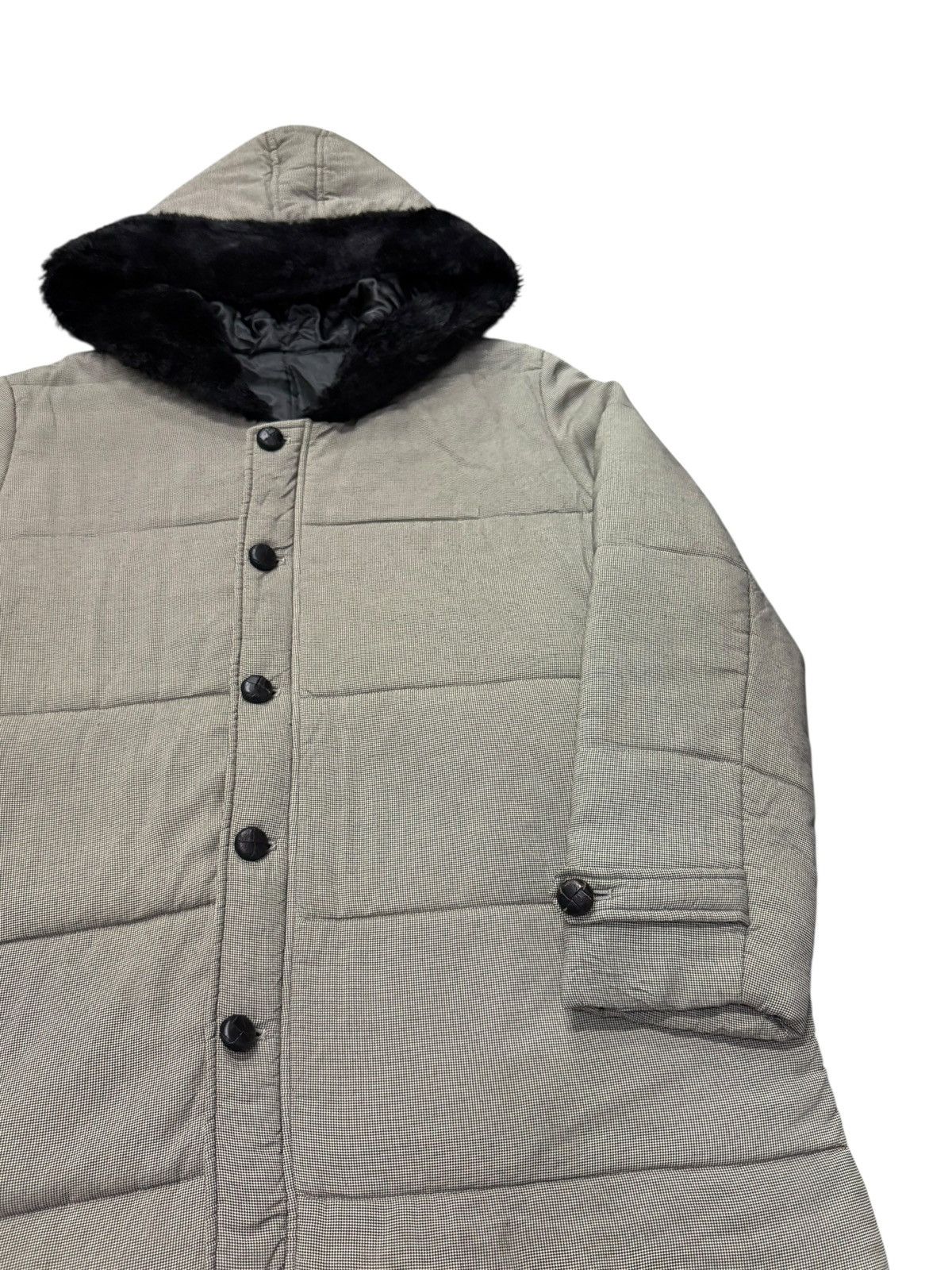 Yohji Yamamoto Y’s Bis Yohji Yamamoto Fur Hooded Long Paded Coat Jacket Size US M / EU 48-50 / 2 - 4 Thumbnail