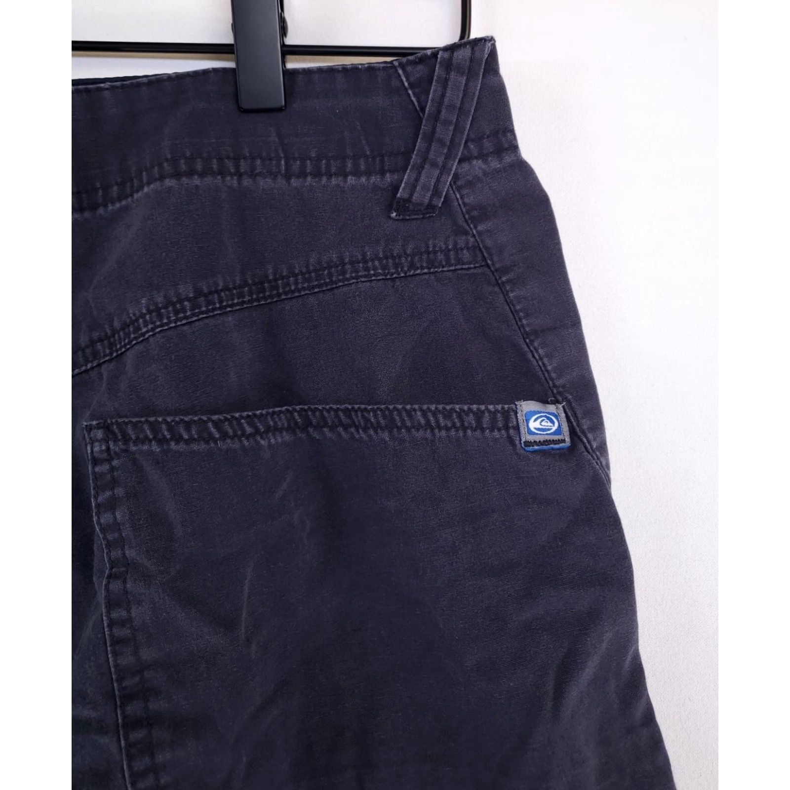 Quiksilver VINTAGE Quiksilver Cargo Shorts Navy Blue Mens 30 90s Y2K (30 Actual) Size US 30 / EU 46 - 3 Thumbnail