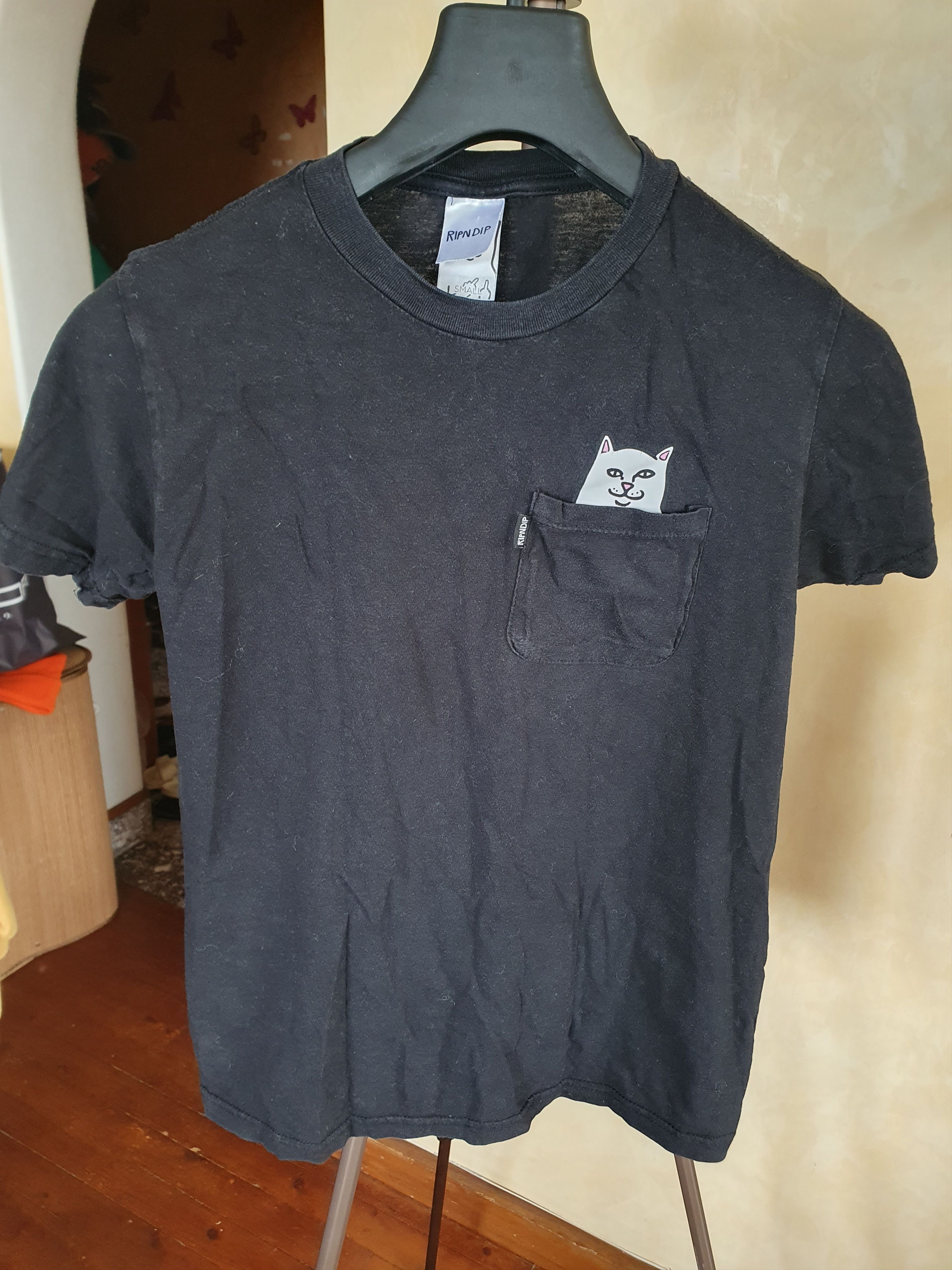 RIPNDIP Rip N Dip pocket tee Cat In Pocket t-shirt sz S Size US S / EU 44-46 / 1 - 1 Thumbnail