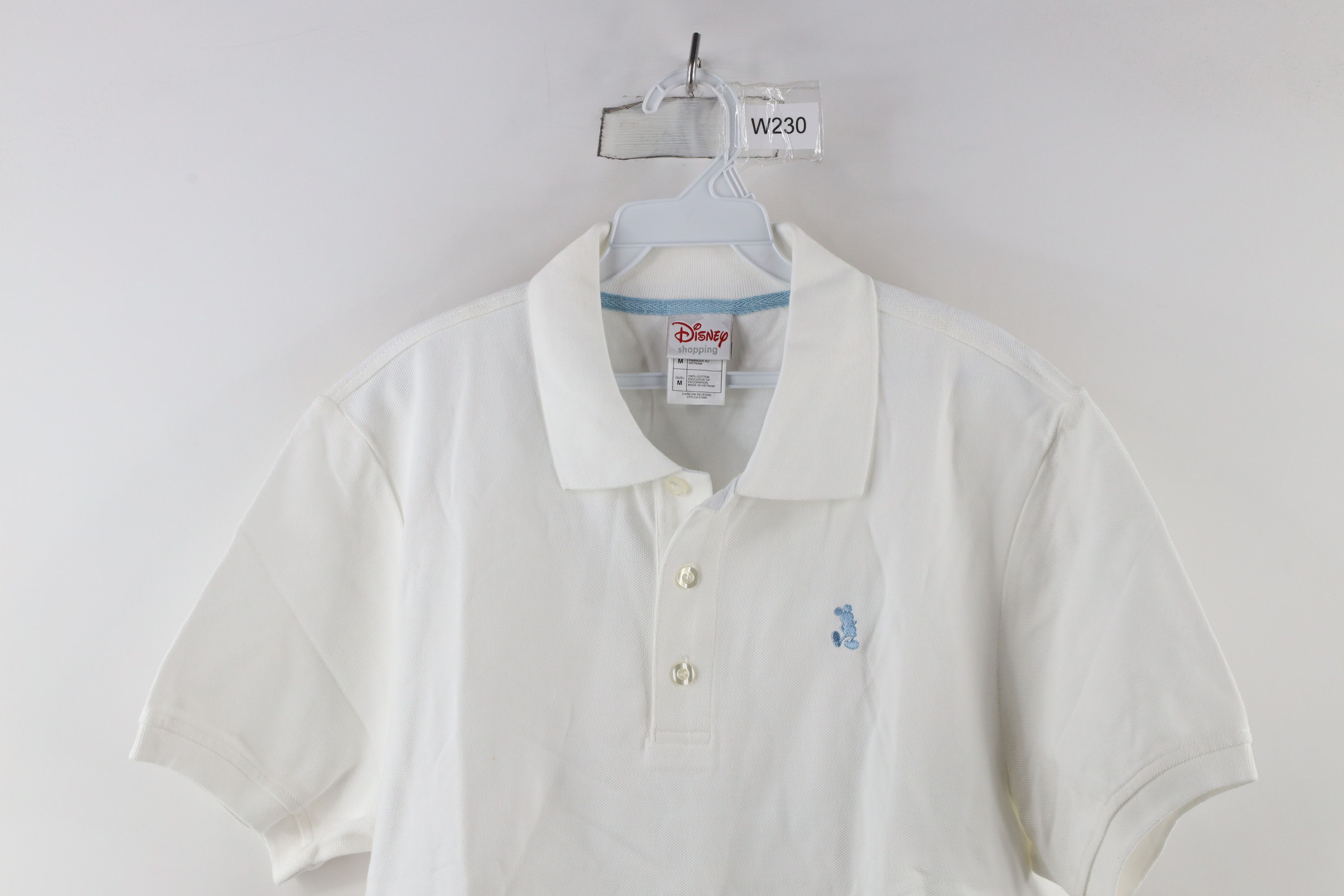 Disney × Vintage Vintage 90s Disney Mickey Mouse Pique Cotton Golf Polo Shirt Size US M / EU 48-50 / 2 - 2 Thumbnail