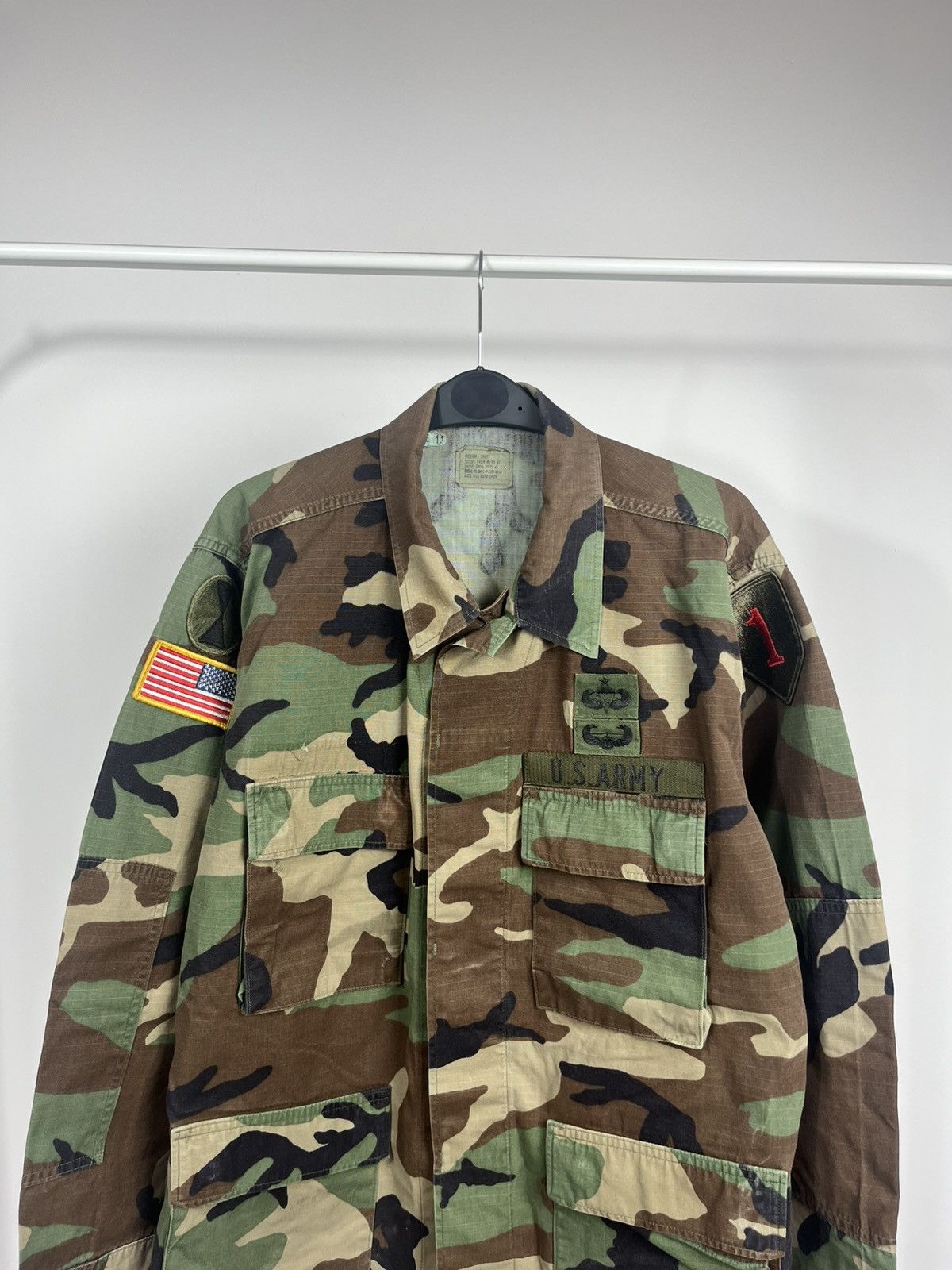 Other US Army Woodland Camo Field Jacket Medium Short Size US M / EU 48-50 / 2 - 2 Thumbnail