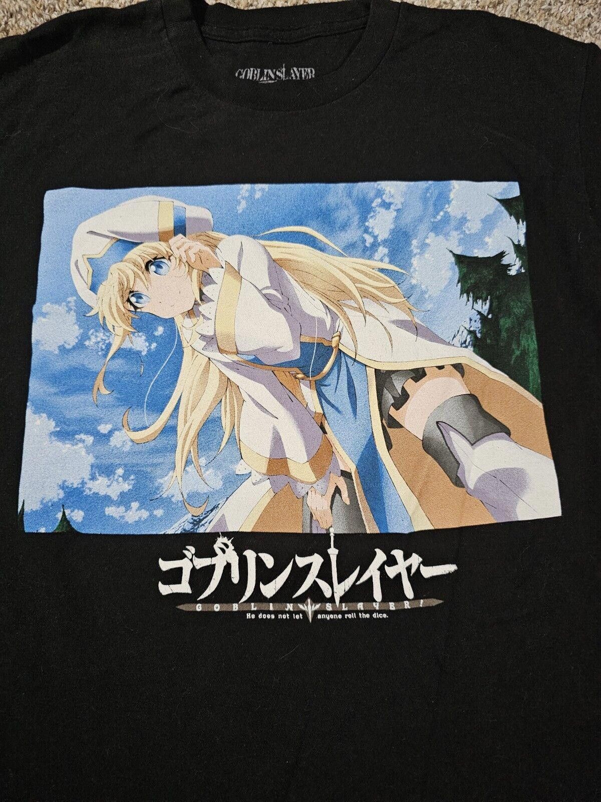 Designer GOBLIN SLAYER T-Shirt - Anime - Atsuko - Black - Unisex M Size US M / EU 48-50 / 2 - 2 Thumbnail