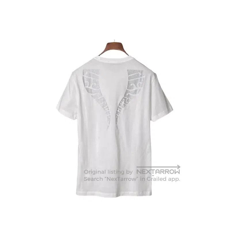 Versace Versace Summer White Logo Cotton T-shirt . Size US S / EU 44-46 / 1 - 2 Thumbnail