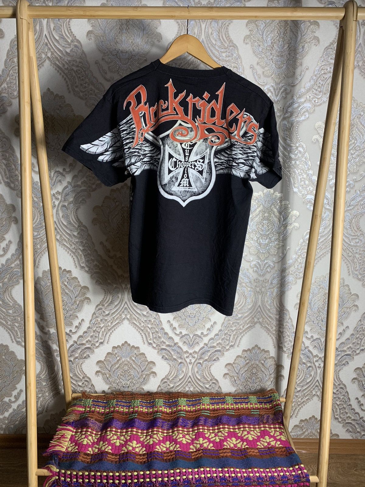 Vintage VINTAGE COSTOM CHOPPERS FUCKING LIFE LOGO HARLEY DAVIDSON Size US M / EU 48-50 / 2 - 6 Thumbnail