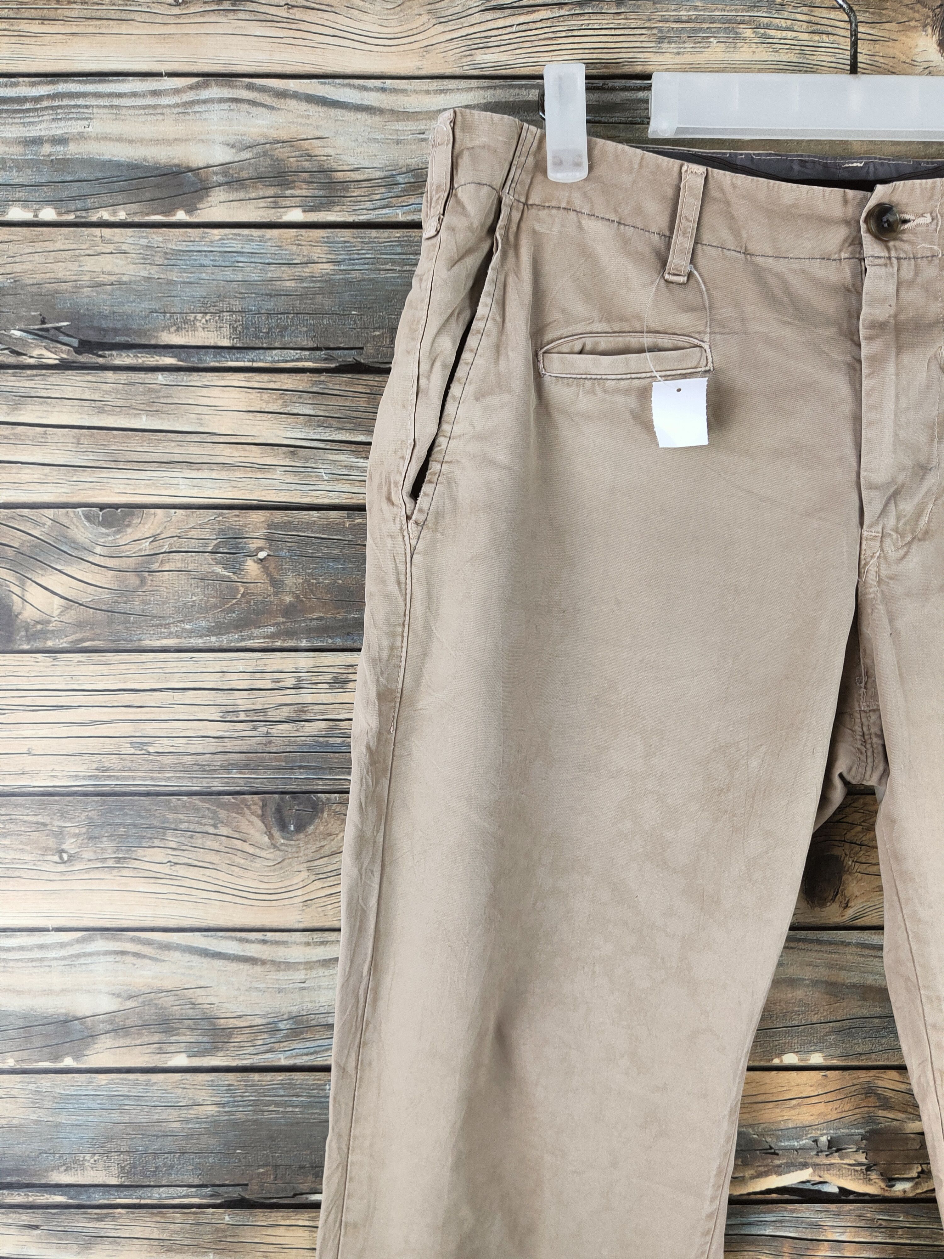 Johnbull DL Johnbull Light Brown Multipocket Casual Pants #46-356 Size US 32 / EU 48 - 3 Thumbnail