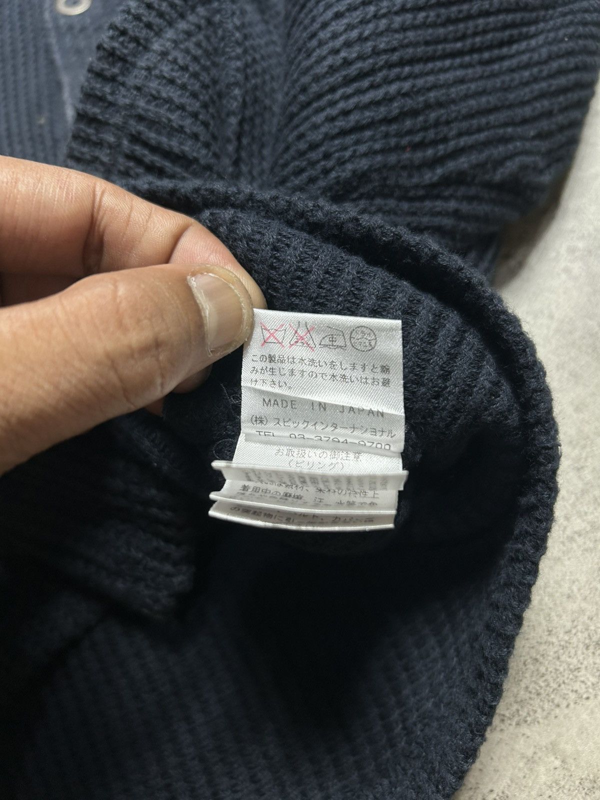Tornado Mart Zero by Tornado Mart Knit Strap Collar Snap Button Shirt Size US M / EU 48-50 / 2 - 9 Thumbnail