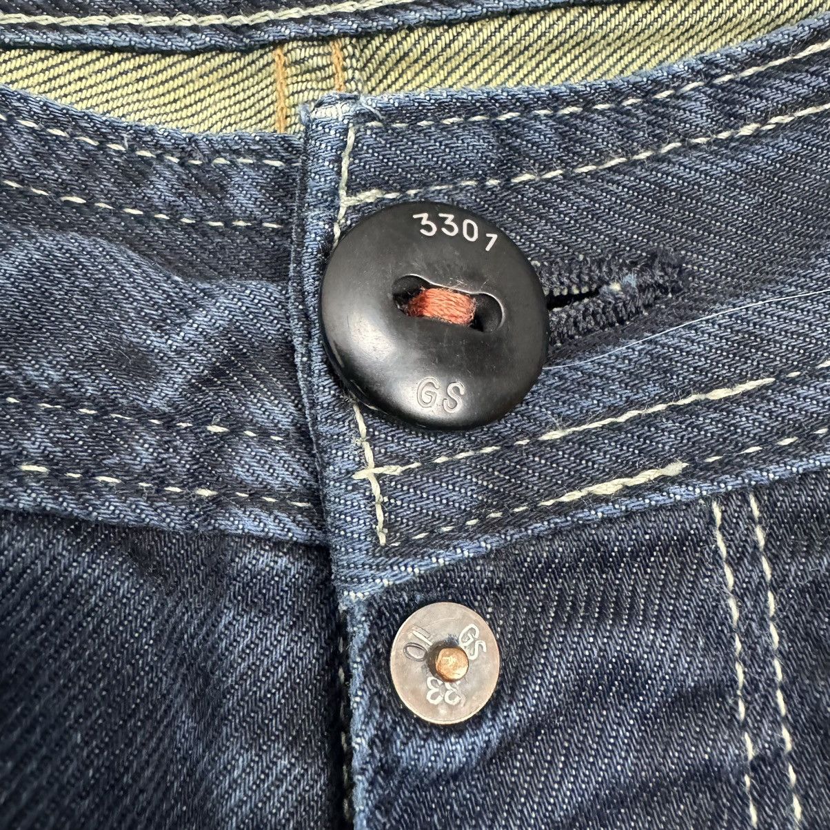 G-Star Vintage G-Star Raw 3301 Distressed Dark Y2K Baggy Denim Jean Size US 31 - 10 Thumbnail
