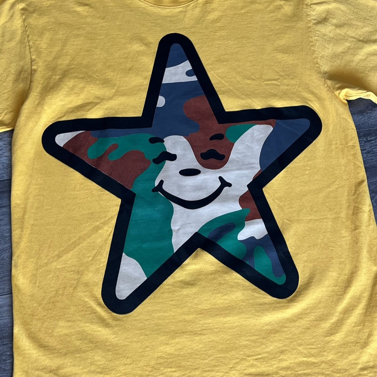 Asspizza Asspizza Carl’s Jr Star 2022 Camouflage Logo Tee Shirt Camo Size US M / EU 48-50 / 2 - 3 Thumbnail