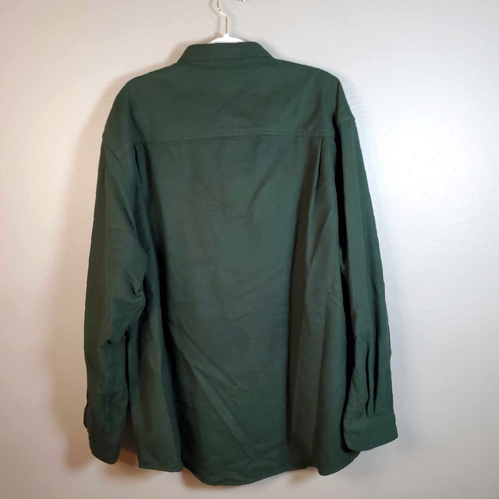 Eddie Bauer Eddie Bauer Shirt Mens XL Green Cotton Relaxed Fit Long Sleeve Button Size US XL / EU 56 / 4 - 3 Thumbnail