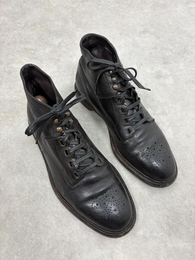 Dolce & Gabbana 2010s Dolce & Gabbana Black Leather Boots Size US 10.5 / EU 43-44 - 4 Thumbnail