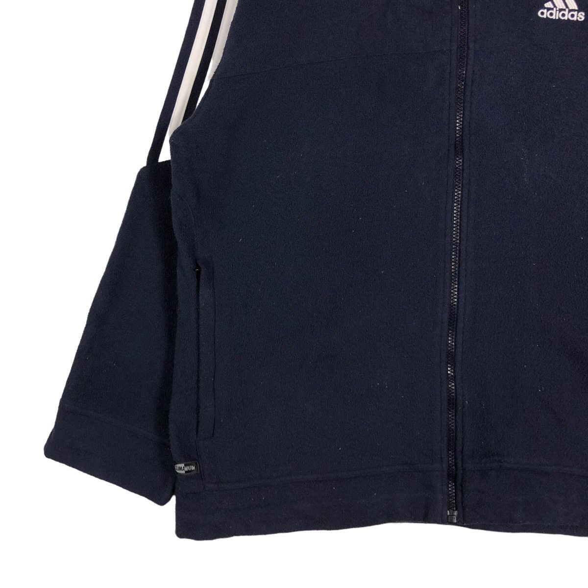 Adidas 🔥Training Wear Zipper Fleece Jacket Adidas Big Logo Size US L / EU 52-54 / 3 - 4 Thumbnail