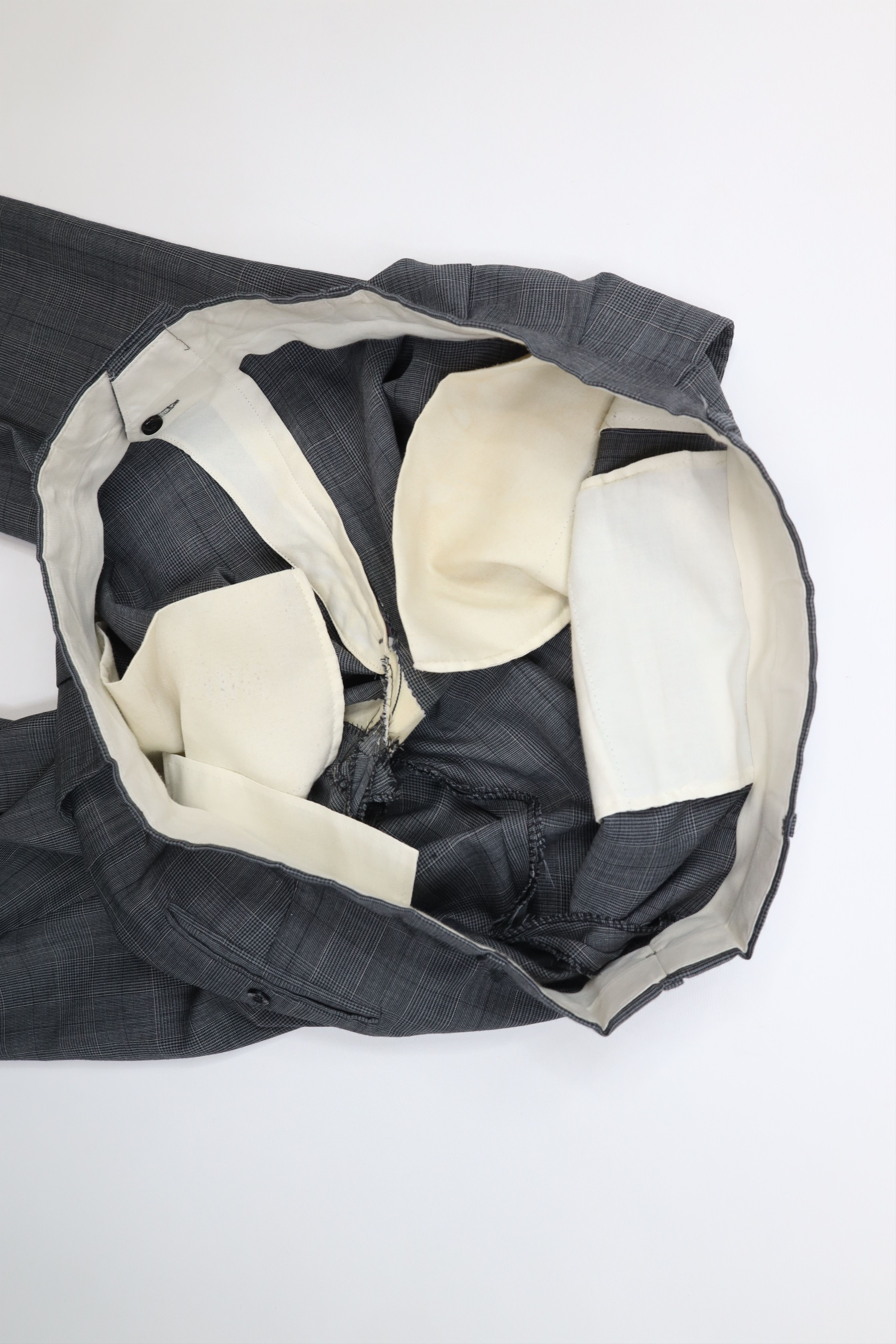 Vintage Vintage 90s Streetwear Wool Blend Knit Wide Leg Chino Pants Size US 44 / EU 60 - 7 Thumbnail