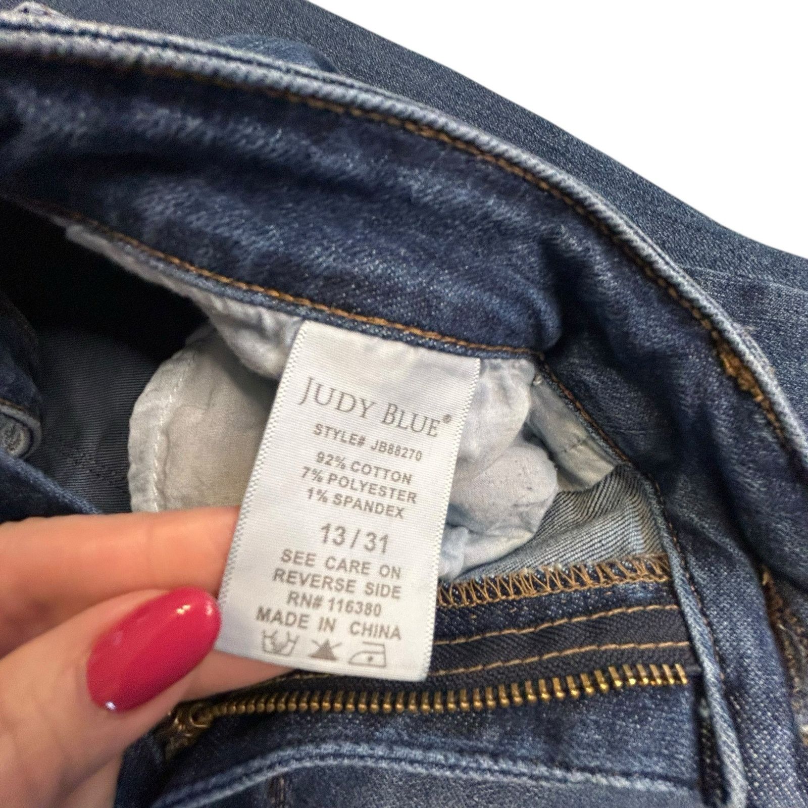 Judy Blue Judy Blue Boyfriend Fit Jeans - Size 13/31 Size 31" - 9 Thumbnail