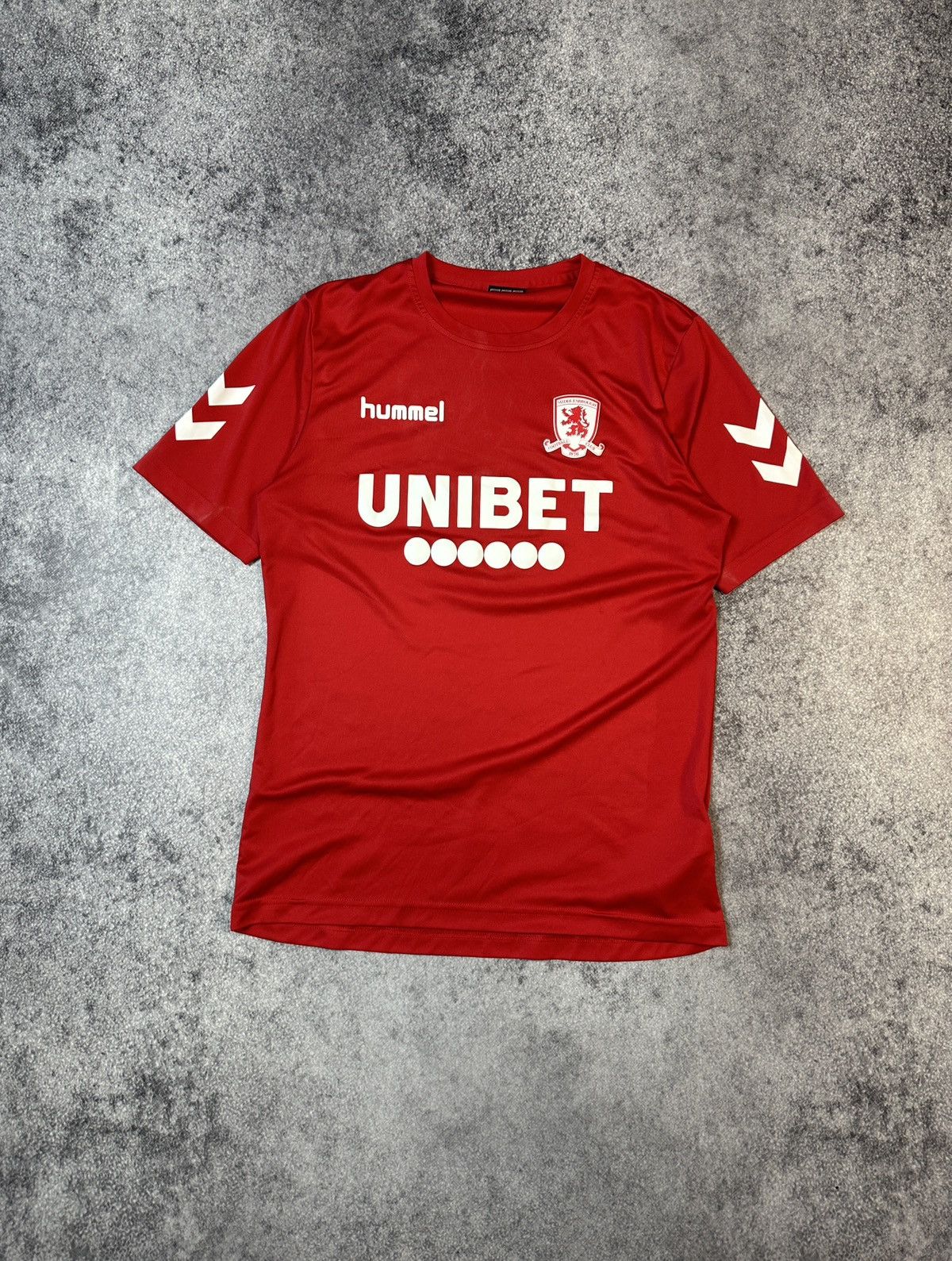 Hummel × Vintage Vintage Hummel Middlesbrough Soccer Jersey Streetwear Rare M Size US M / EU 48-50 / 2 - 1 Thumbnail