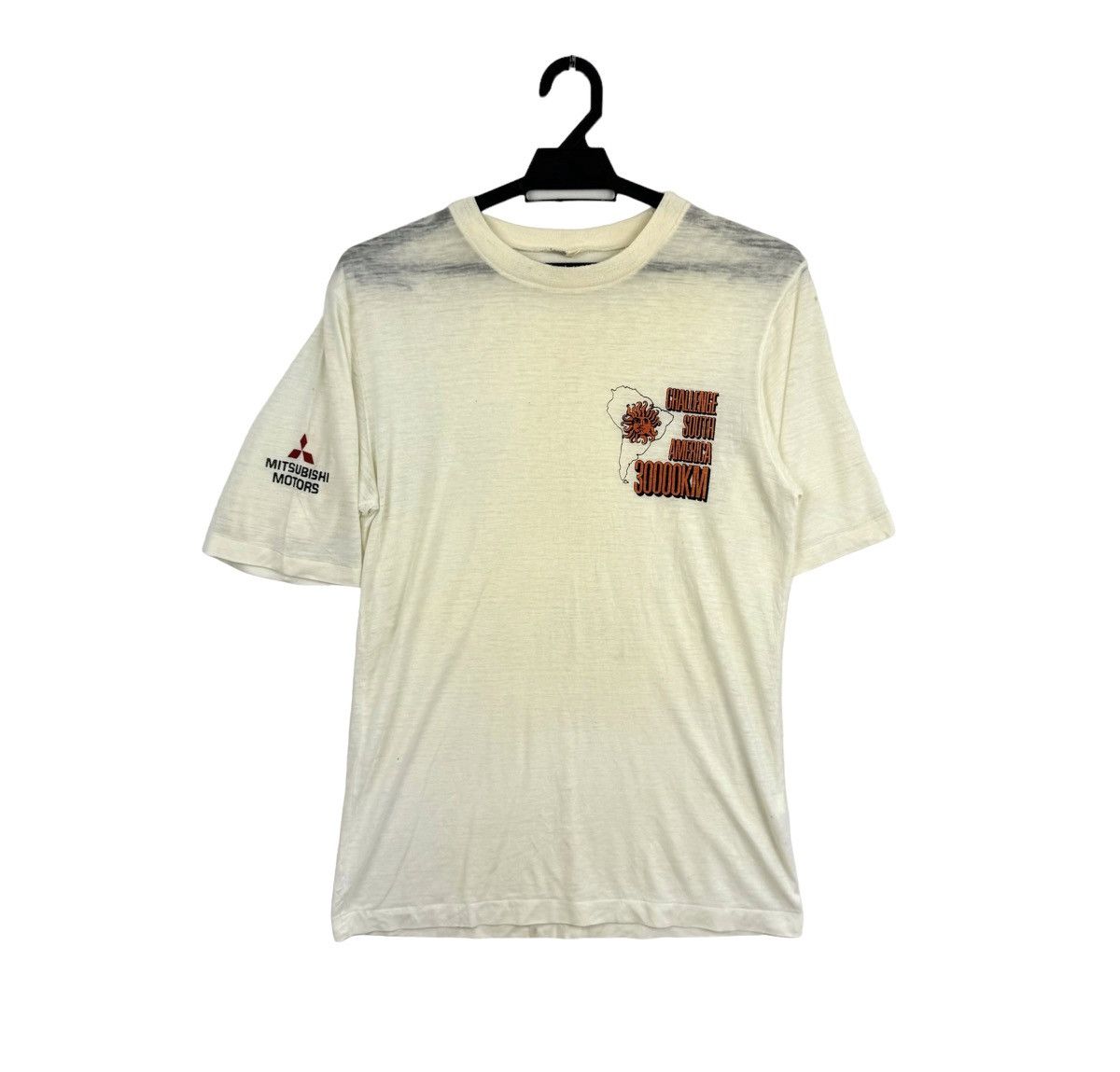 Vintage Vintage 90s Mitsubishi Motors Challenge South America Tshirt Size US M / EU 48-50 / 2 - 1 Thumbnail