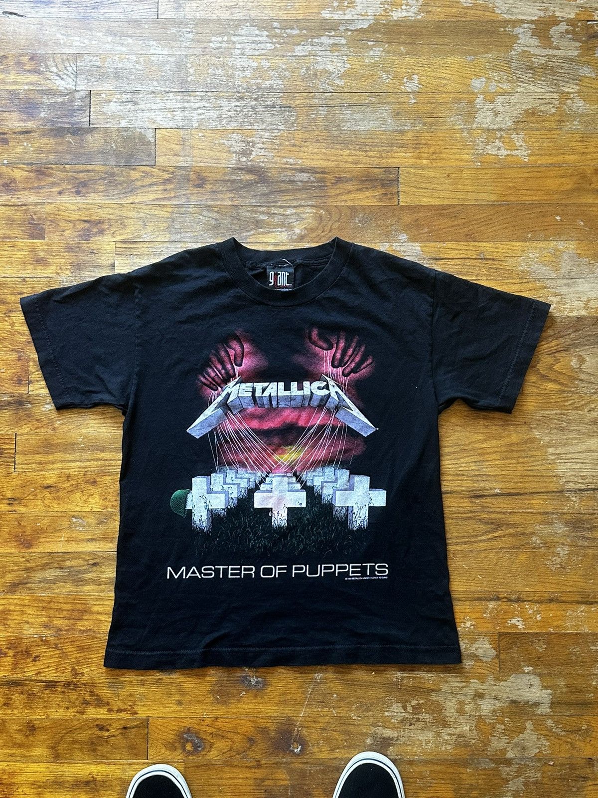 image of Band Tees x Rock Tees Vintage 90's Metallica Tee in Black, Men's (Size Large)