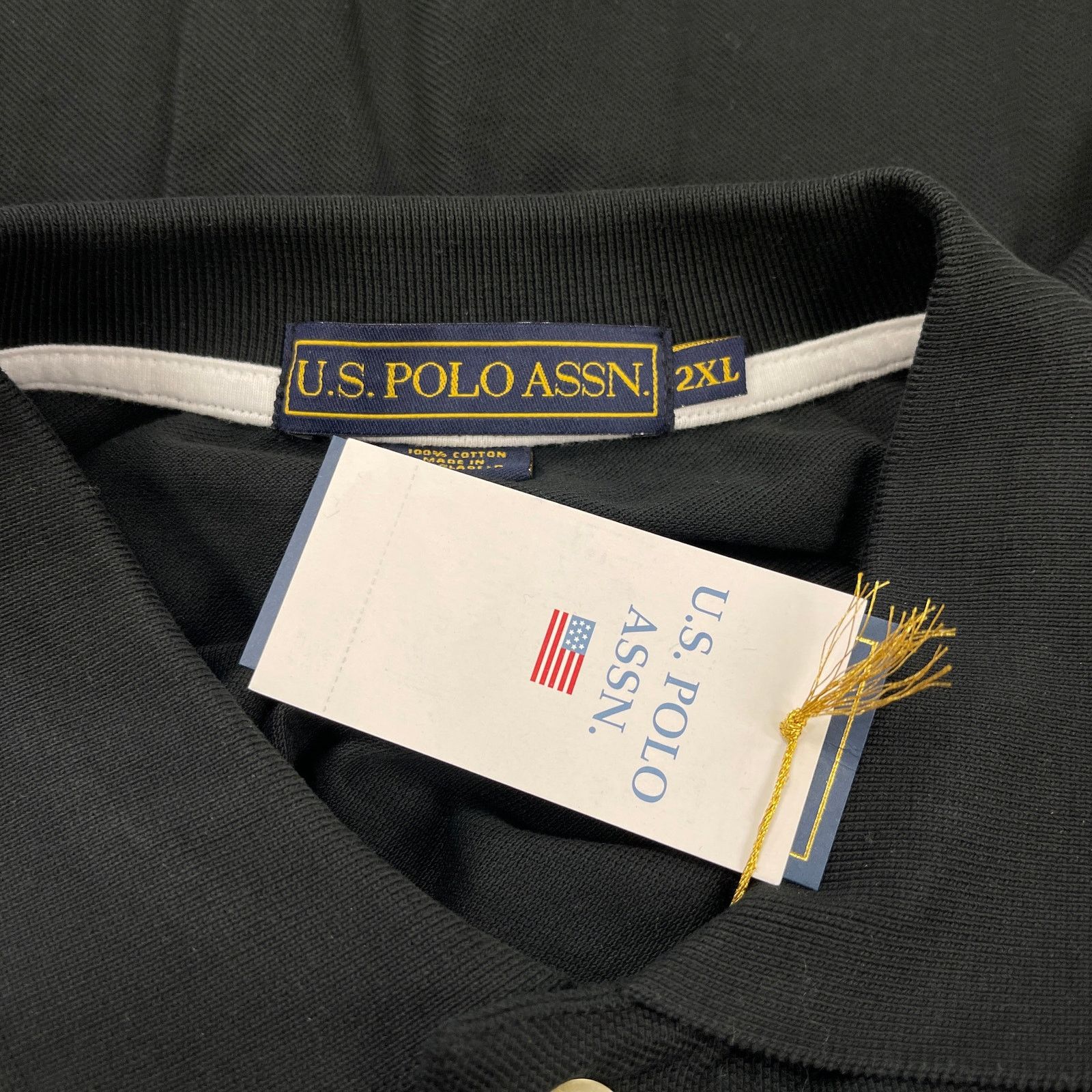 U.S. Polo Assn. U.S. Polo Assn. black regular fit 3 polo shirt size XXL 2XL Size US XXL / EU 58 / 5 - 2 Thumbnail