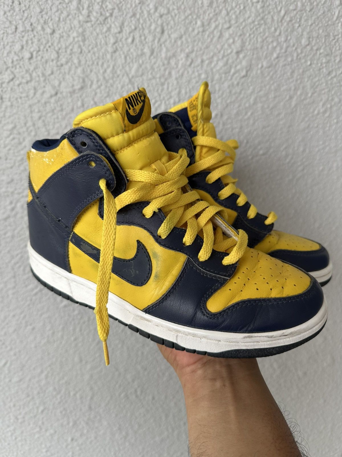 Nike 1998 NIKE DUNK HIGH “Michigan” Size US 7 / EU 40 - 4 Thumbnail