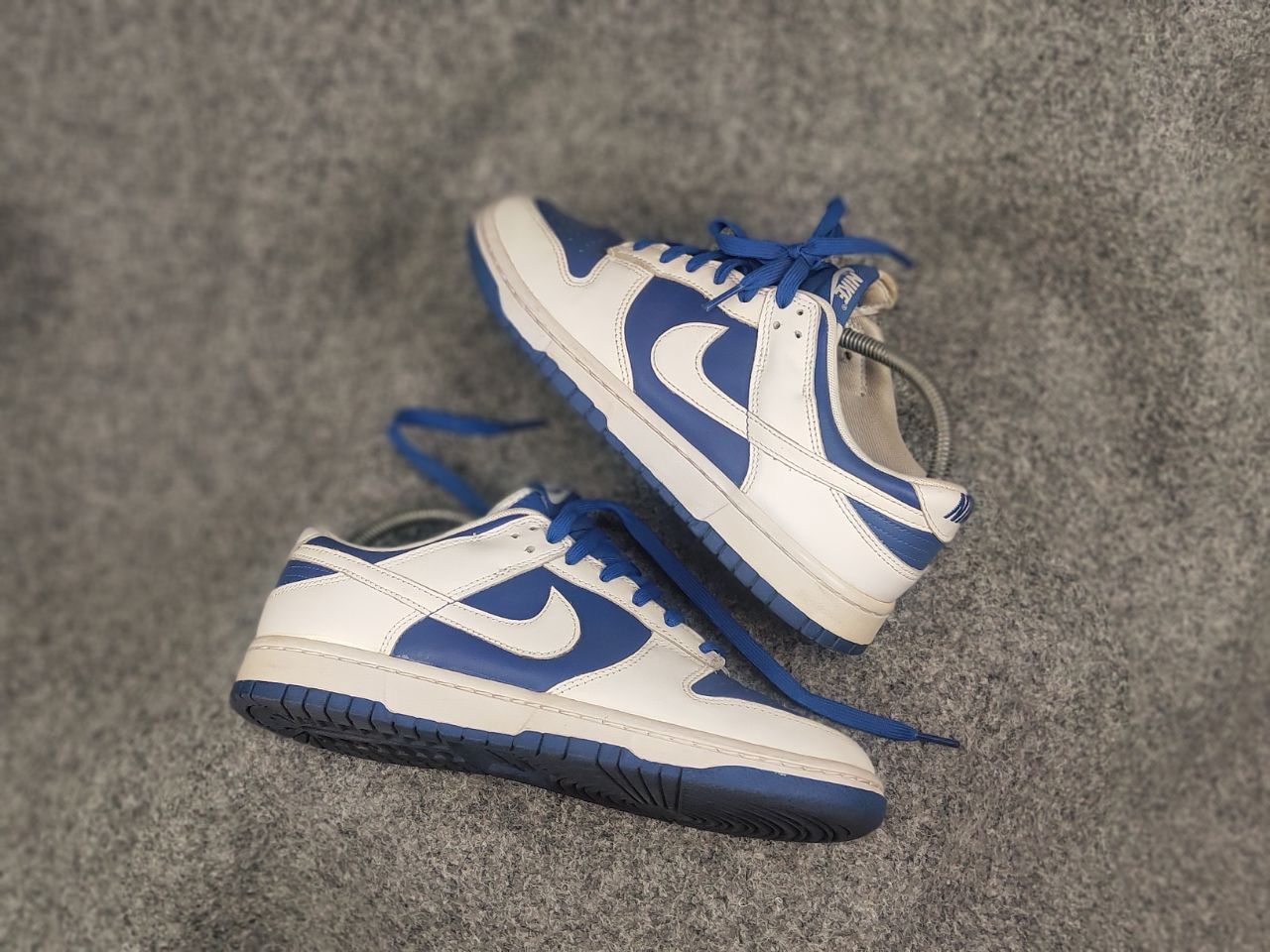 Nike Nike Dunk Low Retro Racer Blue Leather Sneakers Vintage Size US 9 / EU 42 - 3 Thumbnail