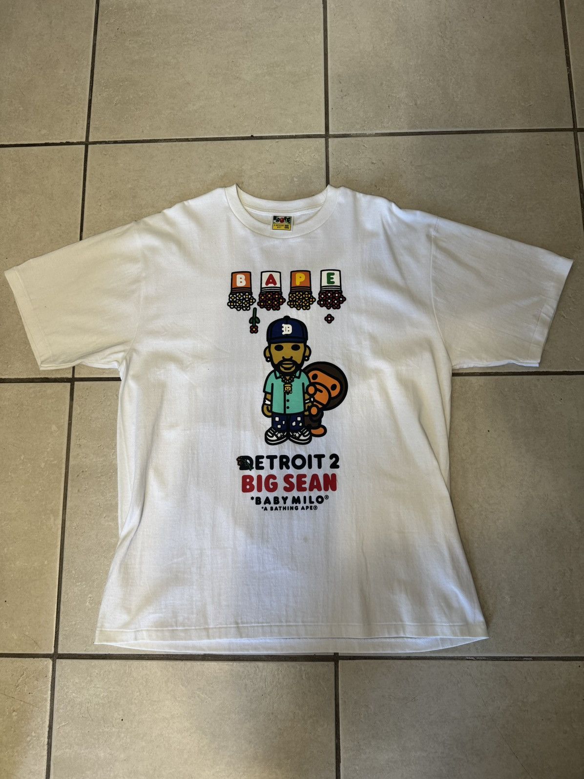 Bape BAPE x Big Sean Baby Milo Tee Size US XXL / EU 58 / 5 - 1 Thumbnail