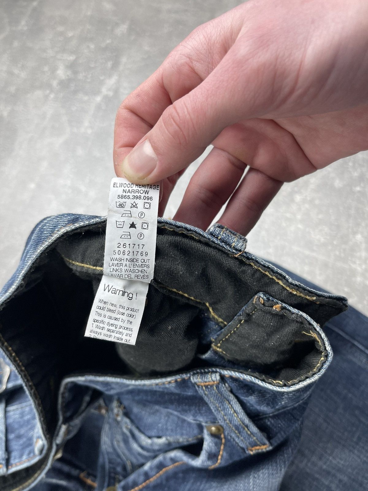 G-Star G-Star RAW 96 Elwood Heritage Denim Jeans Buckle Back 00s Size US 30 / EU 46 - 12 Thumbnail