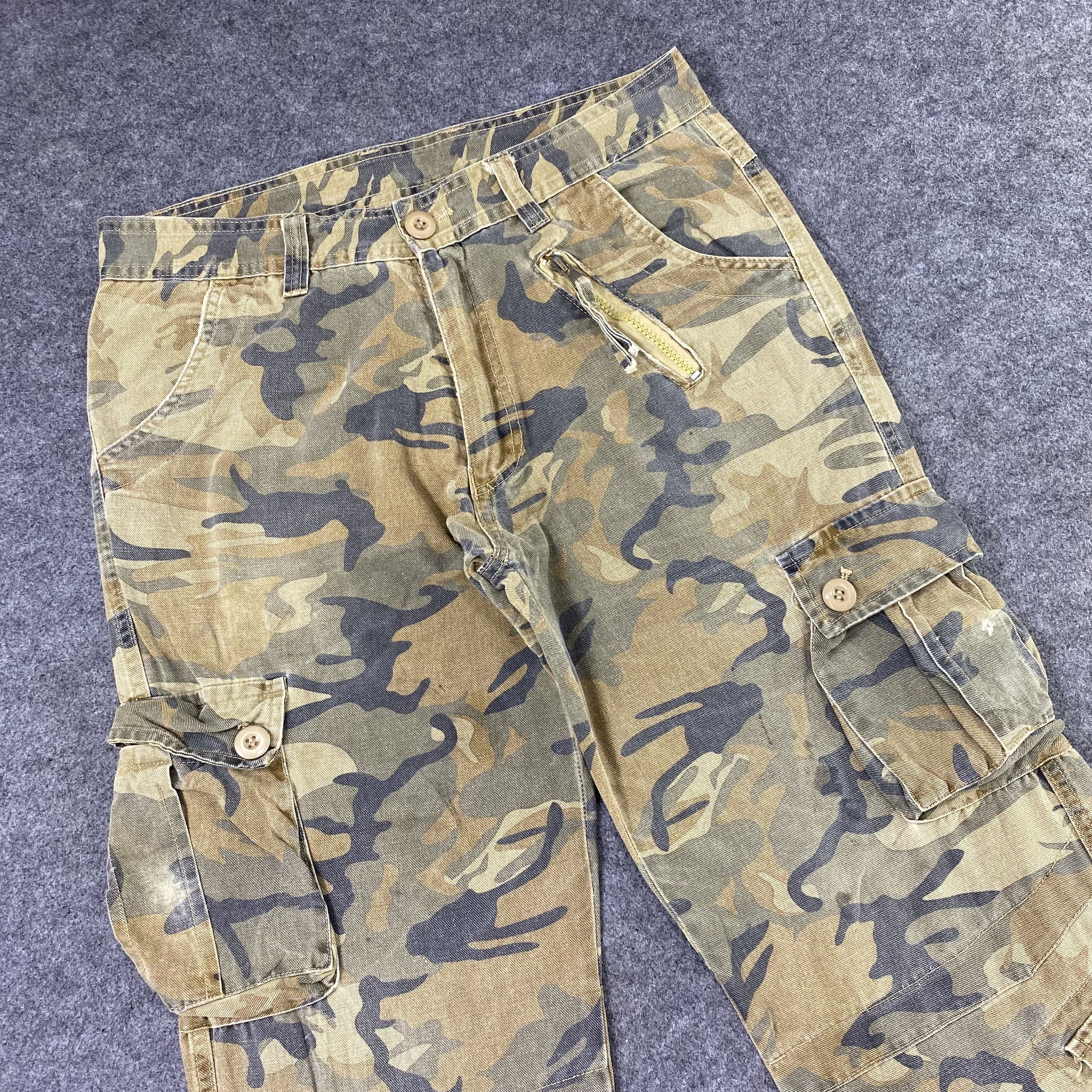 Other Japanese Military Camo Cargo Pants -C038 Size US 32 / EU 48 - 3 Thumbnail