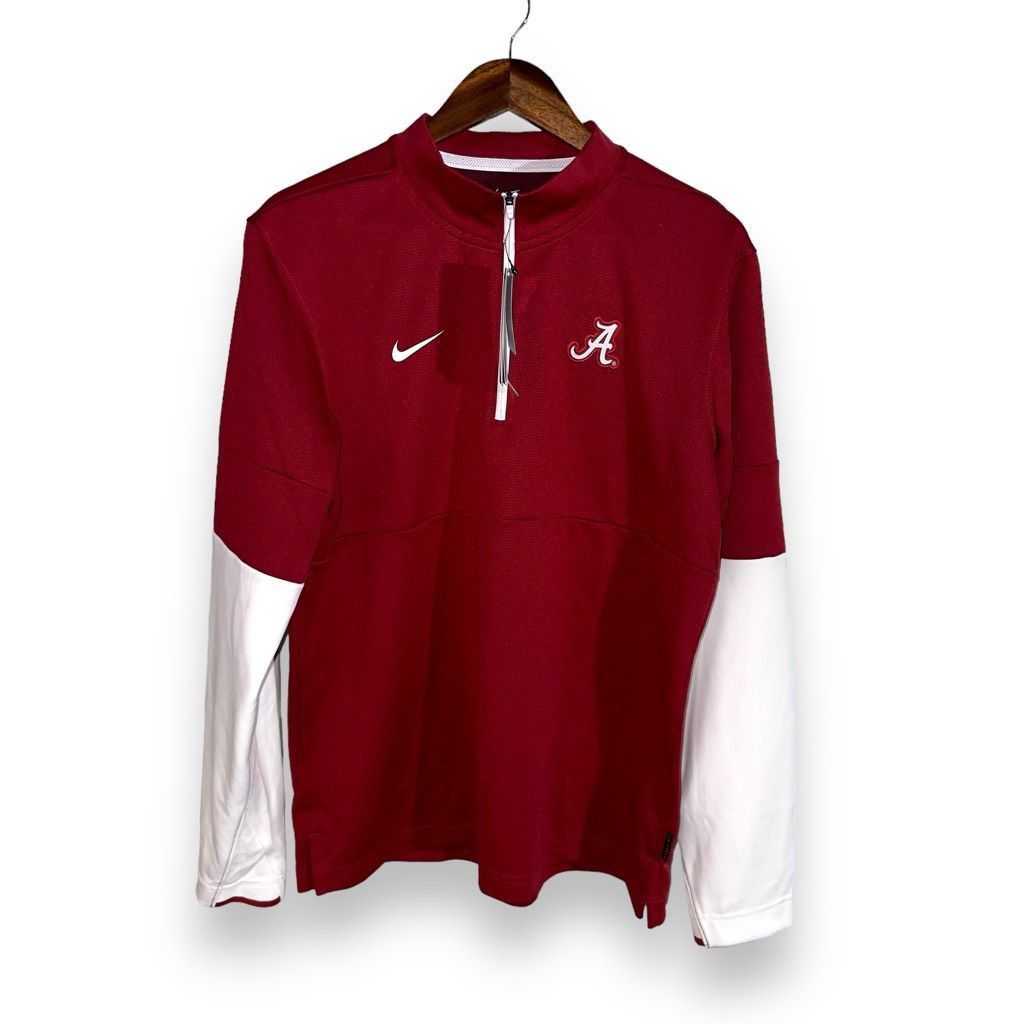 Nike NWT University of Alabama Football Nike Dri-Fit 1/4 Zip Swea Size US M / EU 48-50 / 2 - 1 Thumbnail