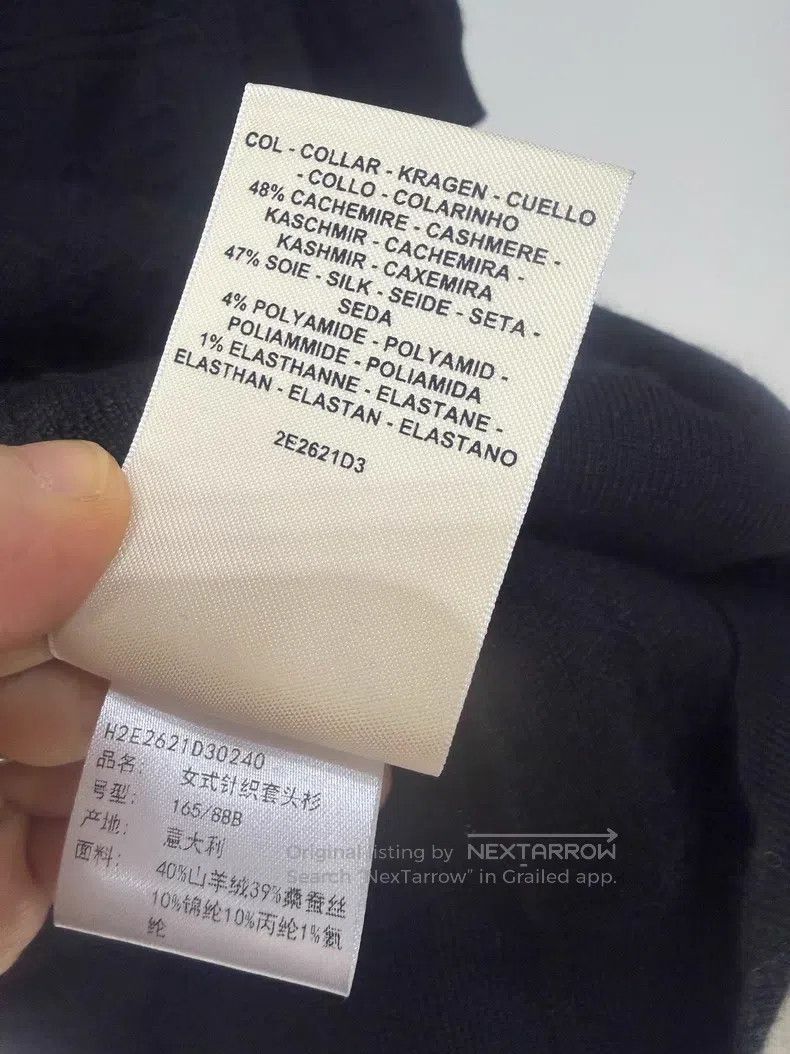 Hermes Hermes Pig Nose Relief Jacquard Pocket Short-Sleeve Knit S Size S / US 4 / IT 40 - 5 Thumbnail