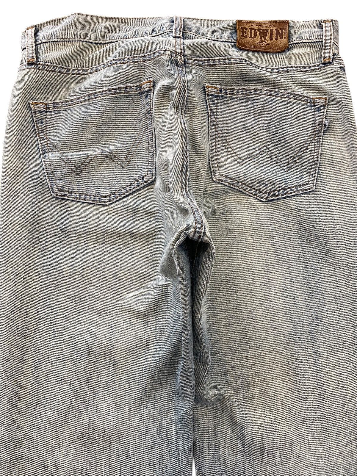 Edwin Edwin Acid Wash Jeans Style Straight Leg Size US 34 / EU 50 - 4 Thumbnail