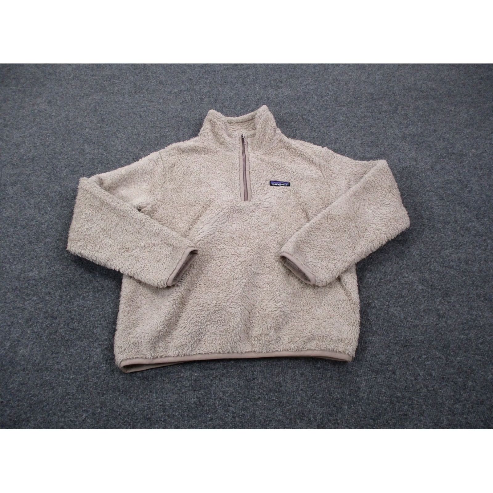 Patagonia Patagonia Jacket Womens S Beige Fleece 1/4 Zip Windbreaker Lightweight Thermal Outdoor Camping Hiking Vest Size S / US 4 / IT 40 - 2 Thumbnail