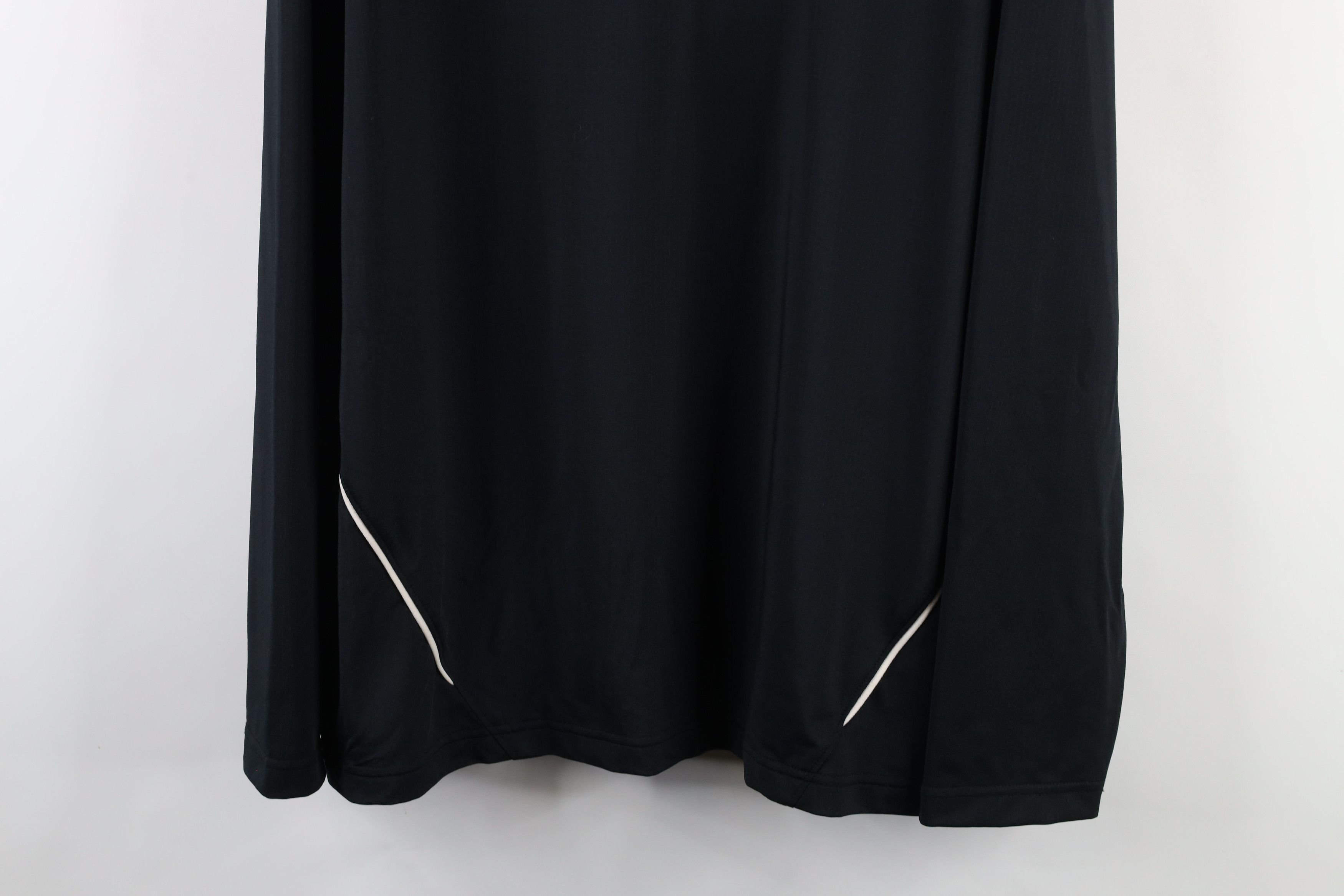 Nike × Vintage Nike Ohio State University Hockey Half Zip Polo Black Size US M / EU 48-50 / 2 - 3 Thumbnail