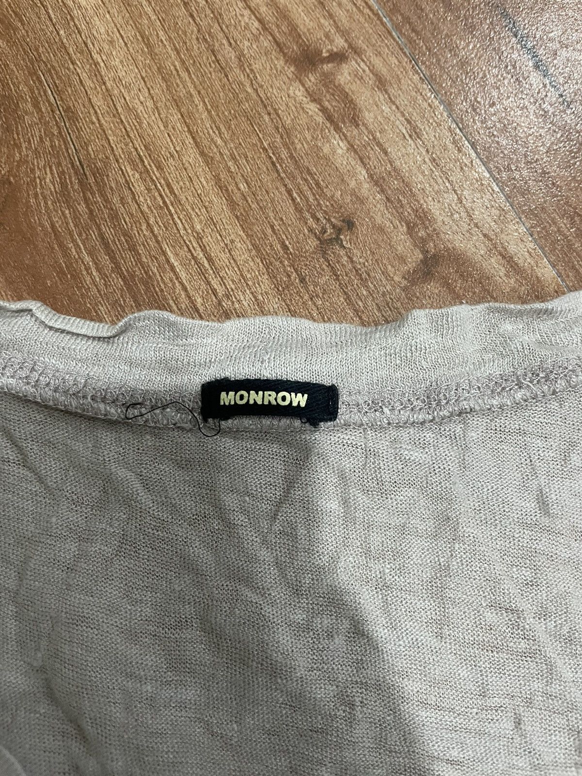 MONROW Monrow Distress Tank top Size S / US 4 / IT 40 - 4 Thumbnail