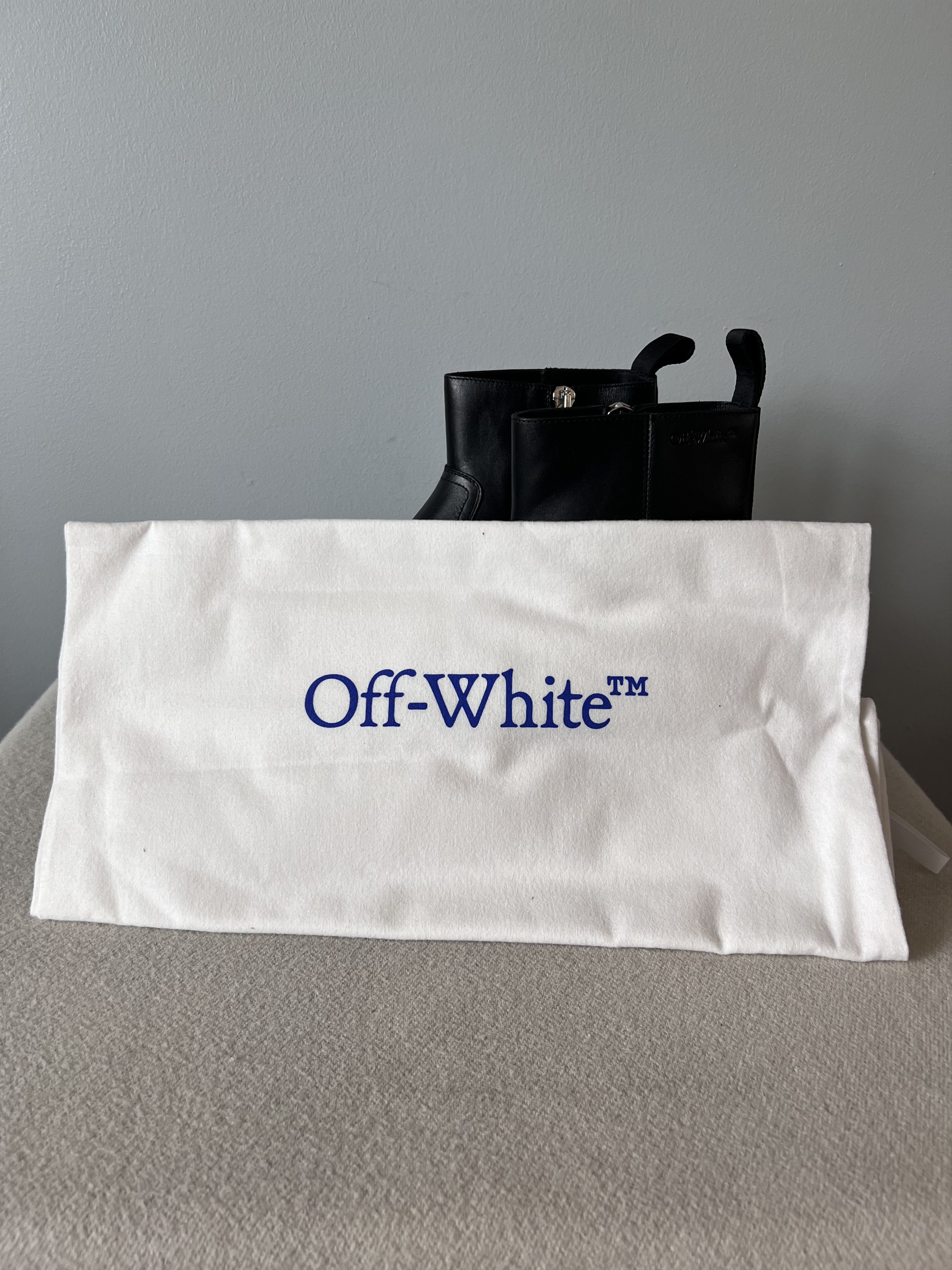 Off-White Off White Exploration Motor Ankle Boots in Black Size US 12 / EU 45 - 7 Thumbnail