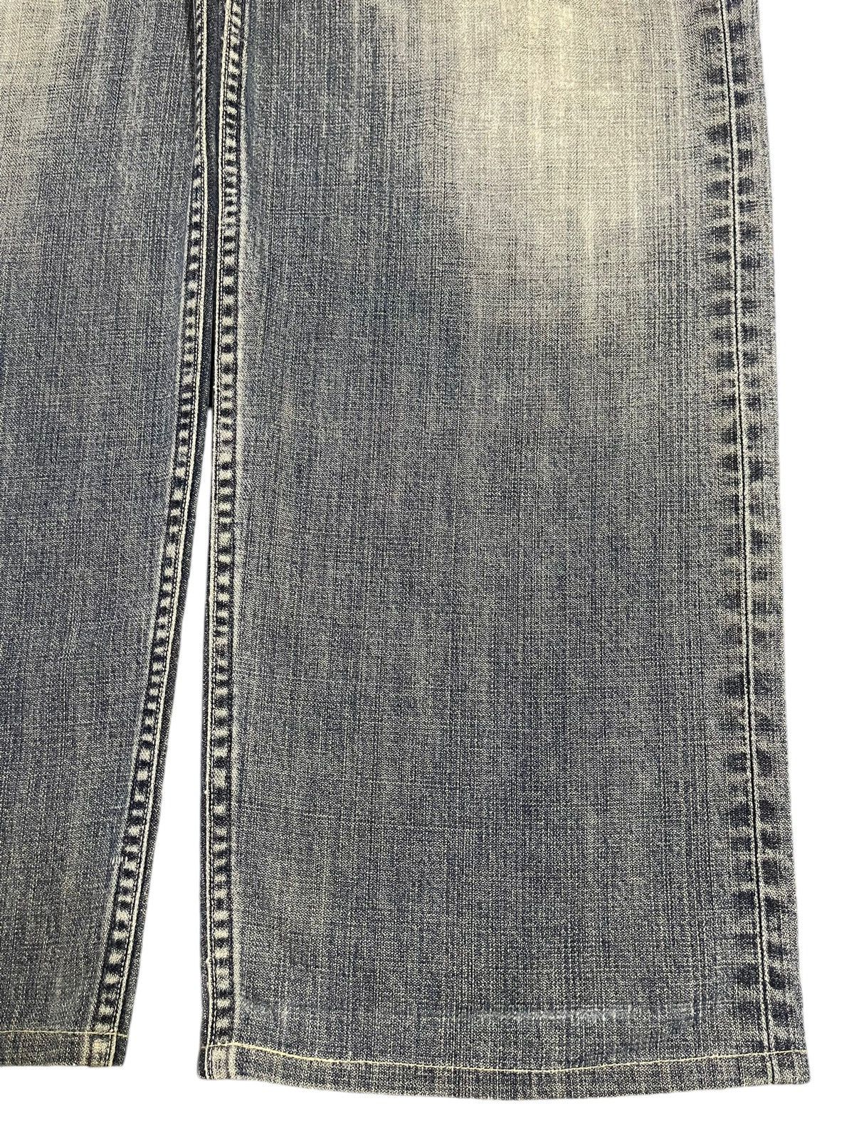 Levi's Vintage 90s Levis 504 Blue Wash Distressed Loose Jeans Size US 35 - 8 Thumbnail