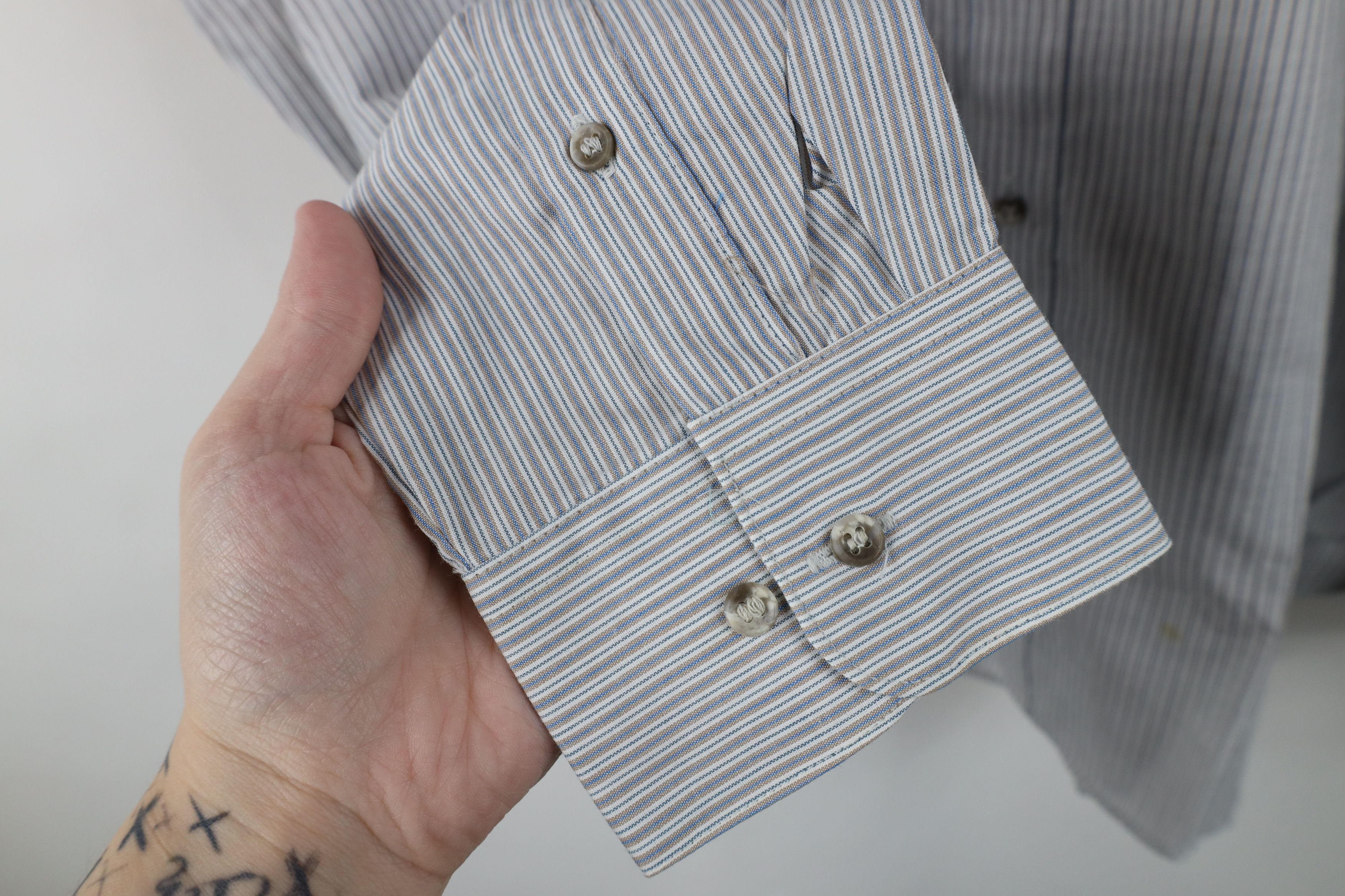 Vintage Deadstock Vintage 90s Streetwear Collared Button Down Shirt Size US M / EU 48-50 / 2 - 7 Thumbnail