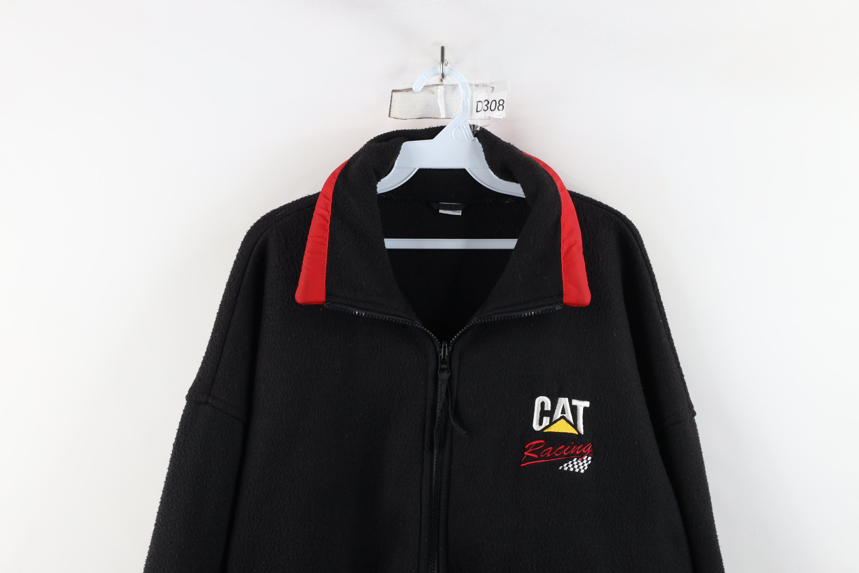 Vintage Vintage 90s Caterpillar Cat Racing Full Zip Fleece Jacket Size US L / EU 52-54 / 3 - 2 Thumbnail