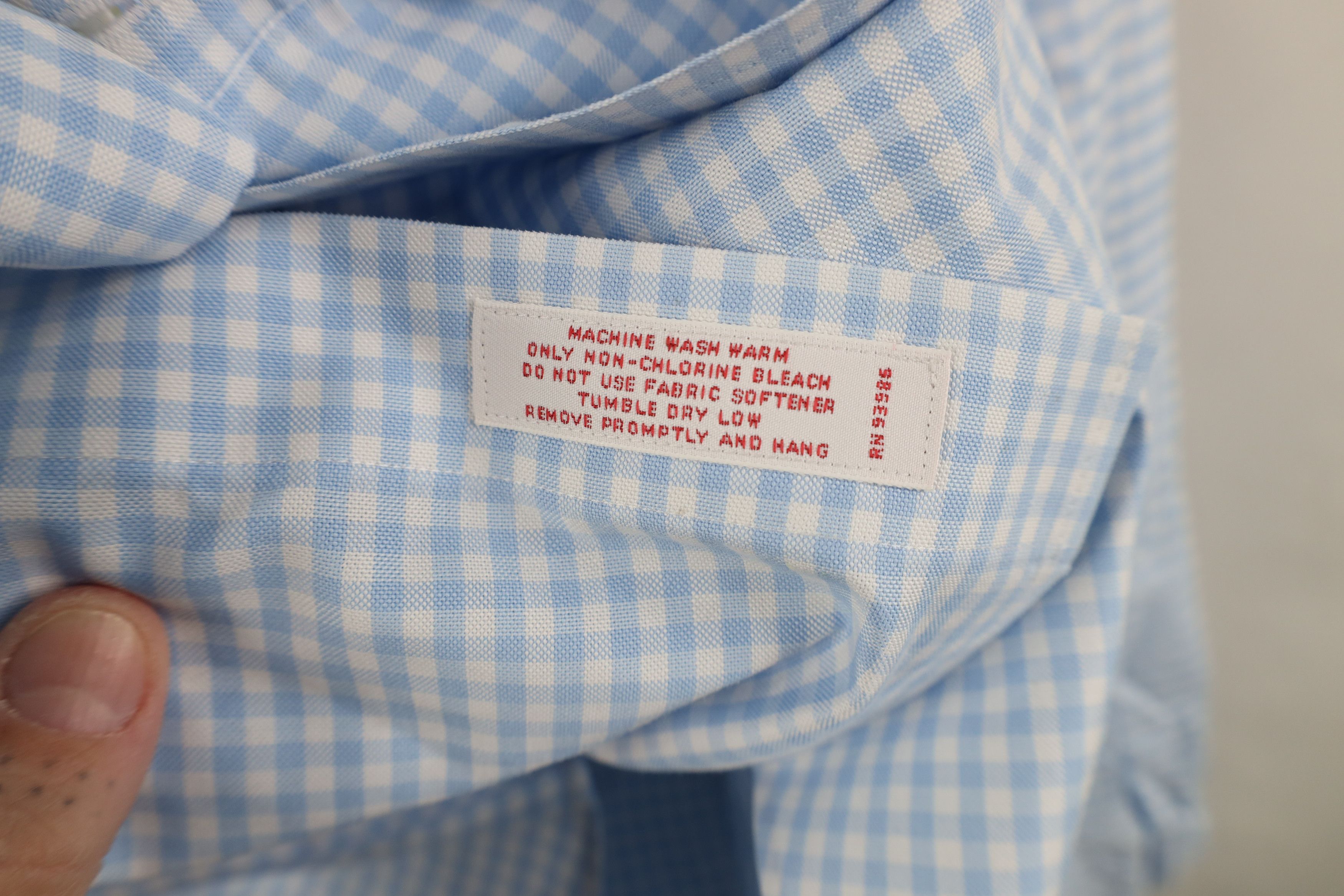 Brooks Brothers Vintage Brooks Brothers Gingham Plaid Button Down Shirt OCBD Size US XL / EU 56 / 4 - 9 Thumbnail