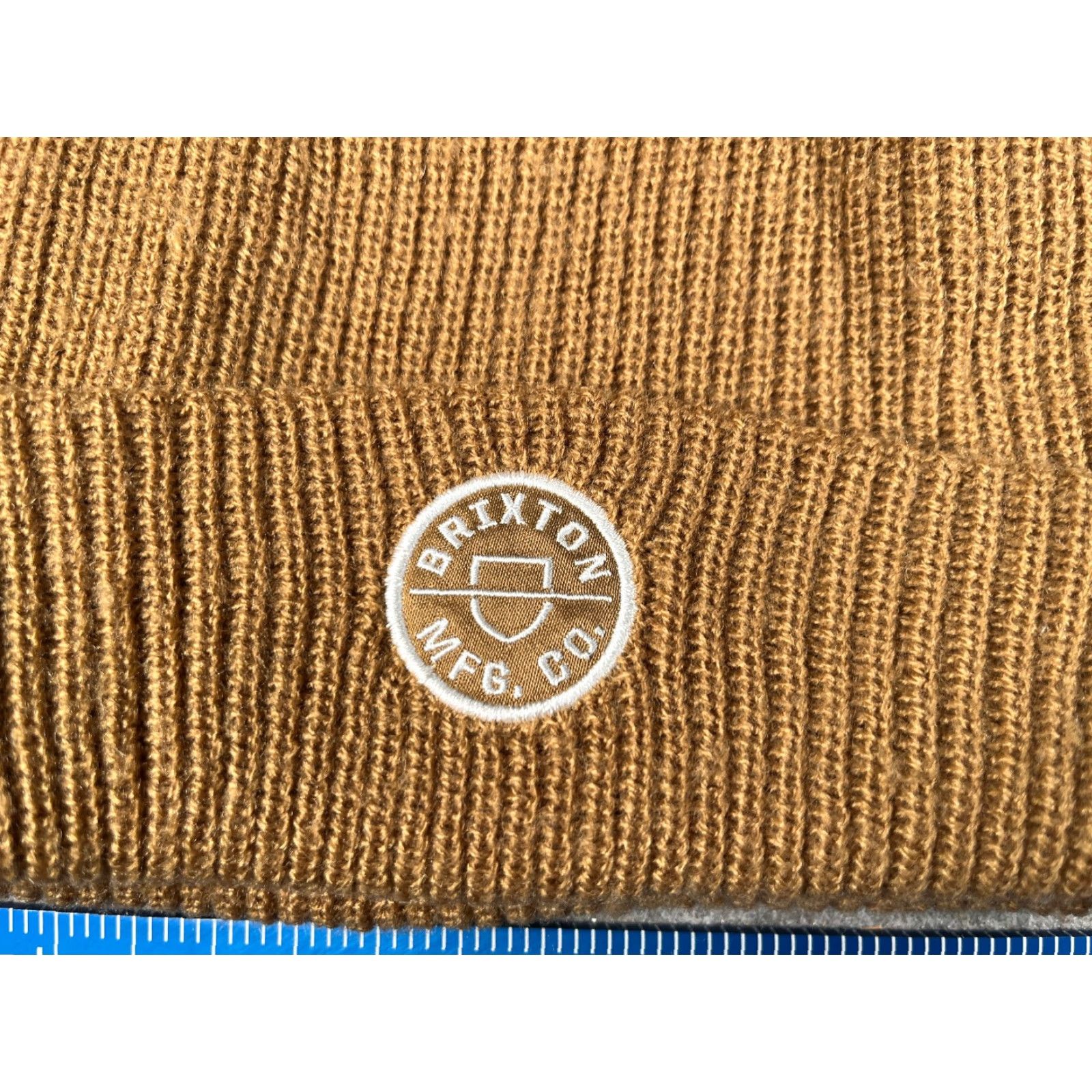 Brixton VINTAGE Brixton Beanie Knit Adult One Size Brown Beige 100% Acrylic Skate Cap Men Beanie, Brixton Mfg, Brown Size ONE SIZE - 2 Thumbnail