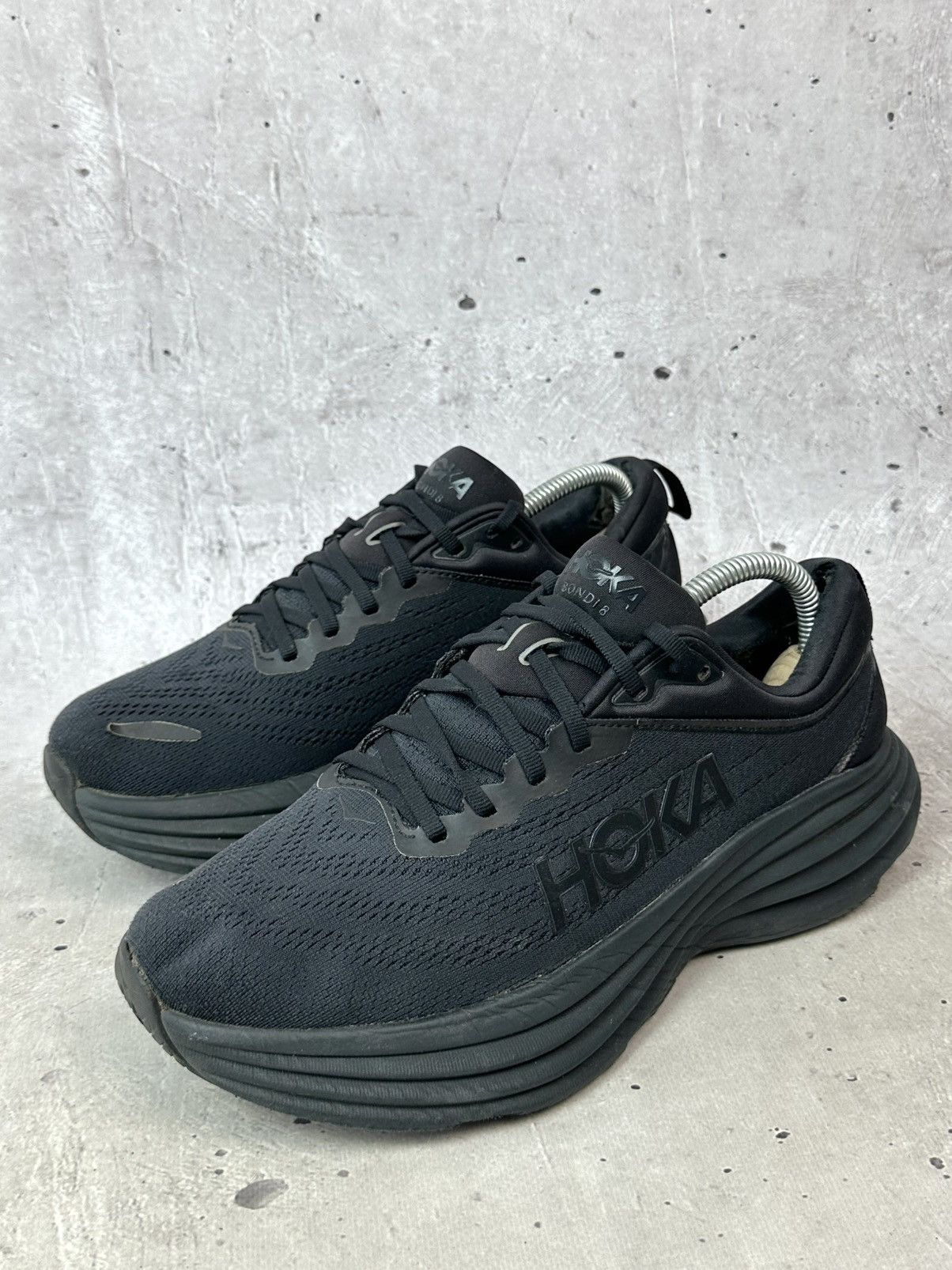 Hoka Hoka Bondi 8 Black Men’s Runinng Shoes Size US 8.5 / EU 41-42 - 1 Thumbnail