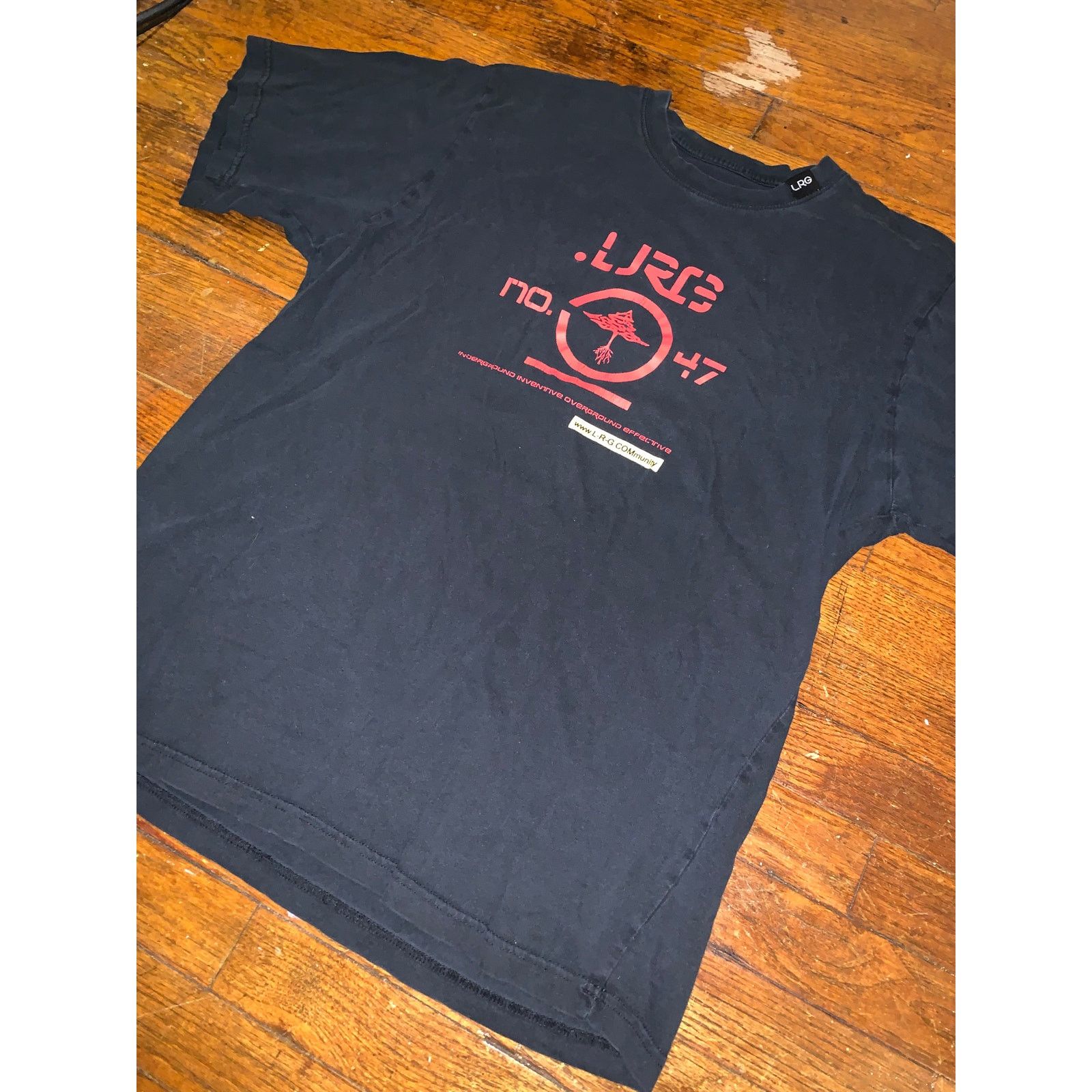 LRG LRG Logo T Shirt Large Black Y2K Skate Streetwear Tee Size US L / EU 52-54 / 3 - 4 Thumbnail