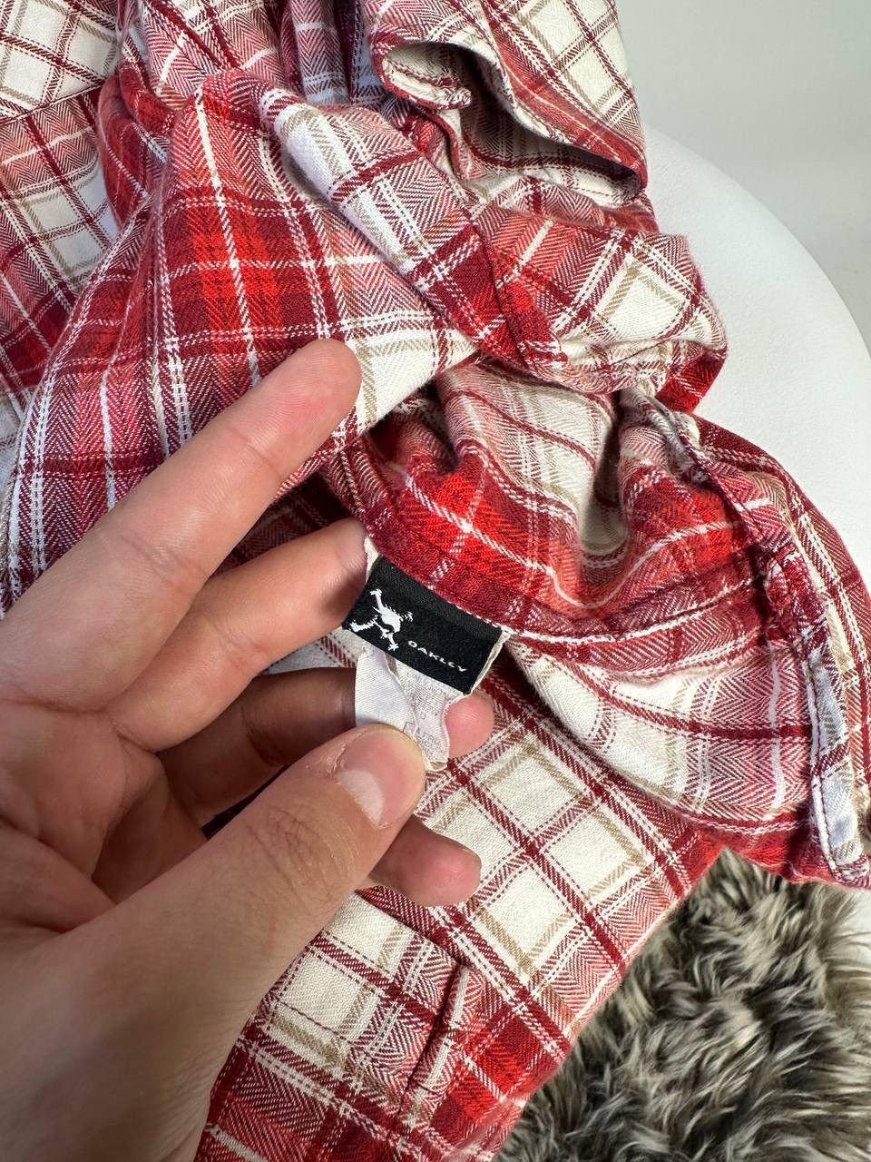 Oakley × Vintage 90’s Vintage Oakley Lumberjack Shirt Size US M / EU 48-50 / 2 - 7 Thumbnail