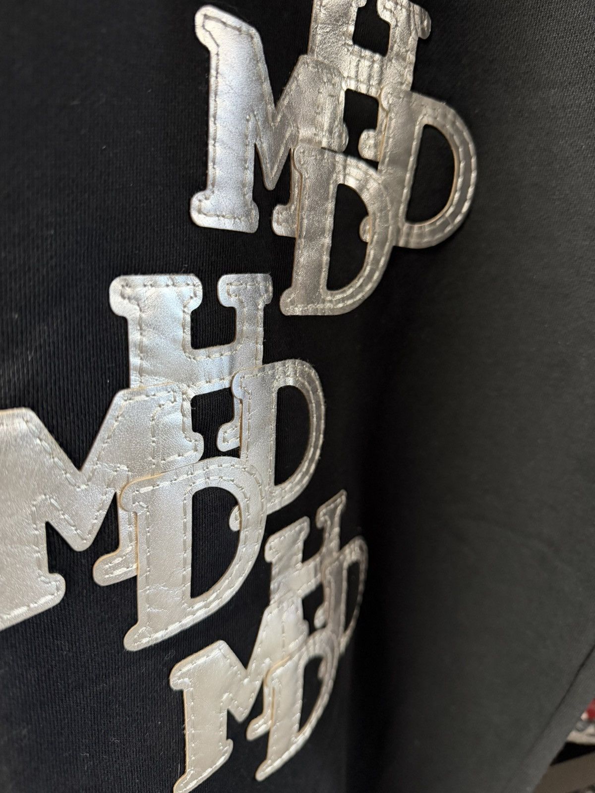 HMDD Happy Memories Don't Die HMDD Scrunch Patch Sweatpants Black Size US 43 - 3 Thumbnail